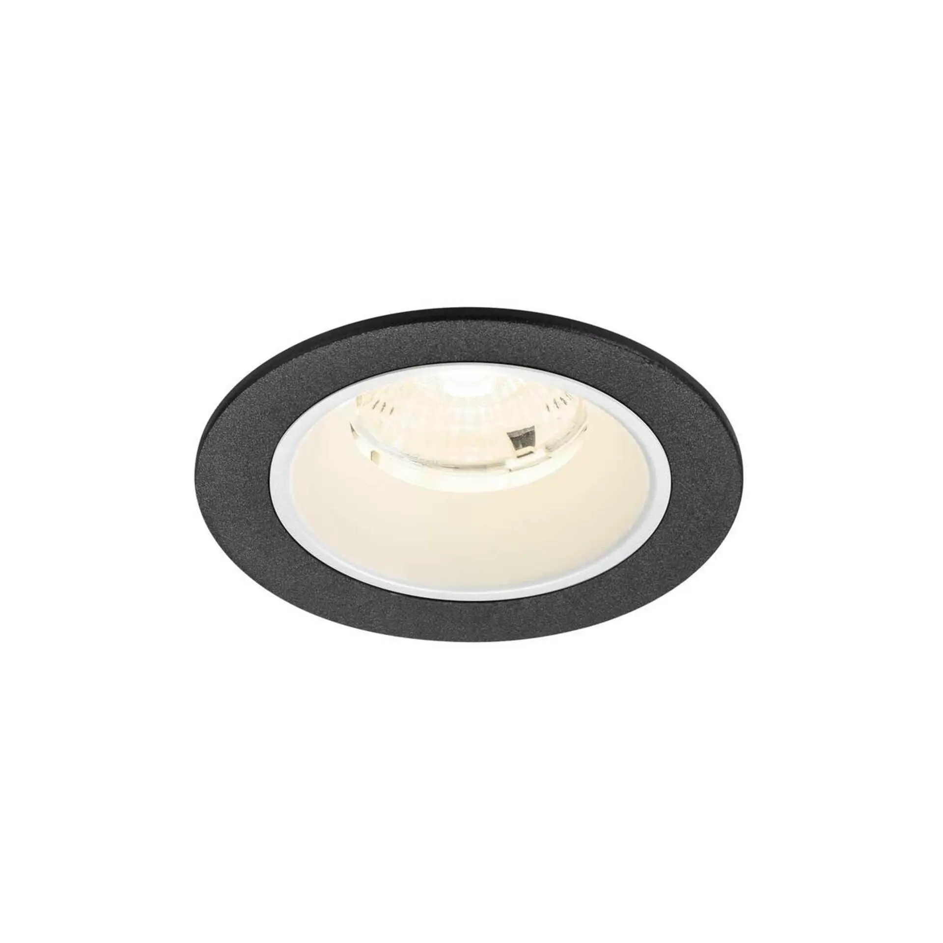 LA 1009476 NUMINOS® S Stropní vestavné svítidlo, 4000 K, 55°, IP20, kulaté, černé / bílé - BIG WHITE (SLV)