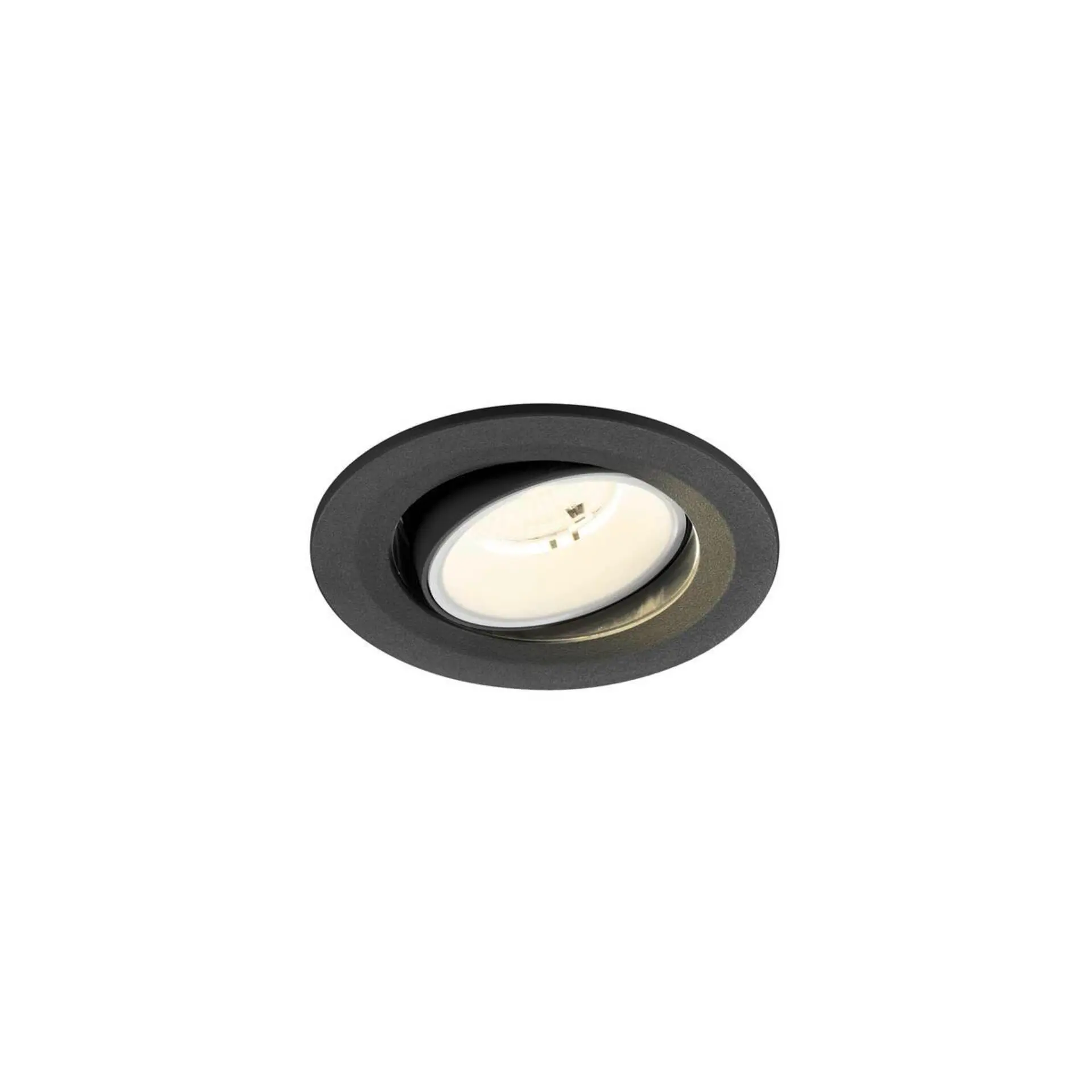 LA 1009530 NUMINOS® MOVE S Stropní vestavné svítidlo, 4000 K, 55°, IP20, kulaté, černé / bílé - BIG WHITE (SLV)