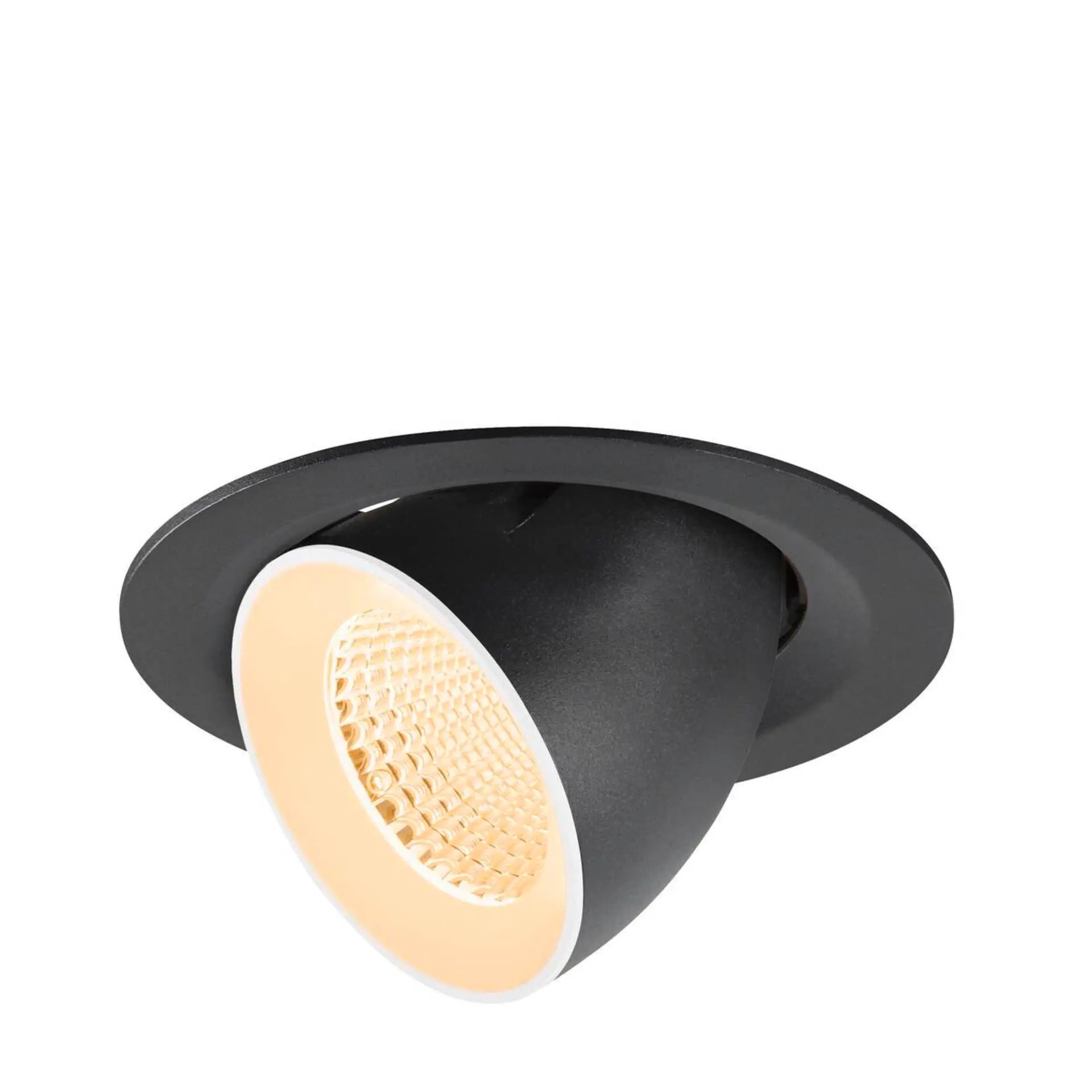 LA 1009545 NUMINOS® GIMBLE M Stropní vestavné svítidlo, 2700 K, 40°, černé / bílé - BIG WHITE (SLV)