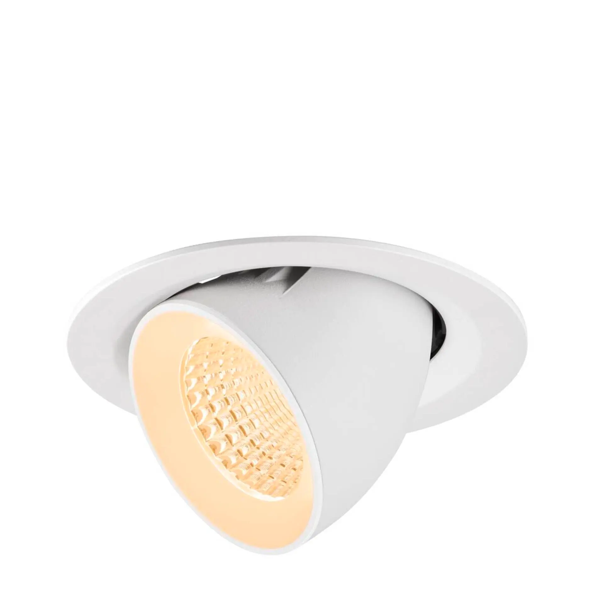 LA 1009557 NUMINOS® GIMBLE M Stropní vestavné svítidlo, 2700 K, 55°, bílé - BIG WHITE (SLV)