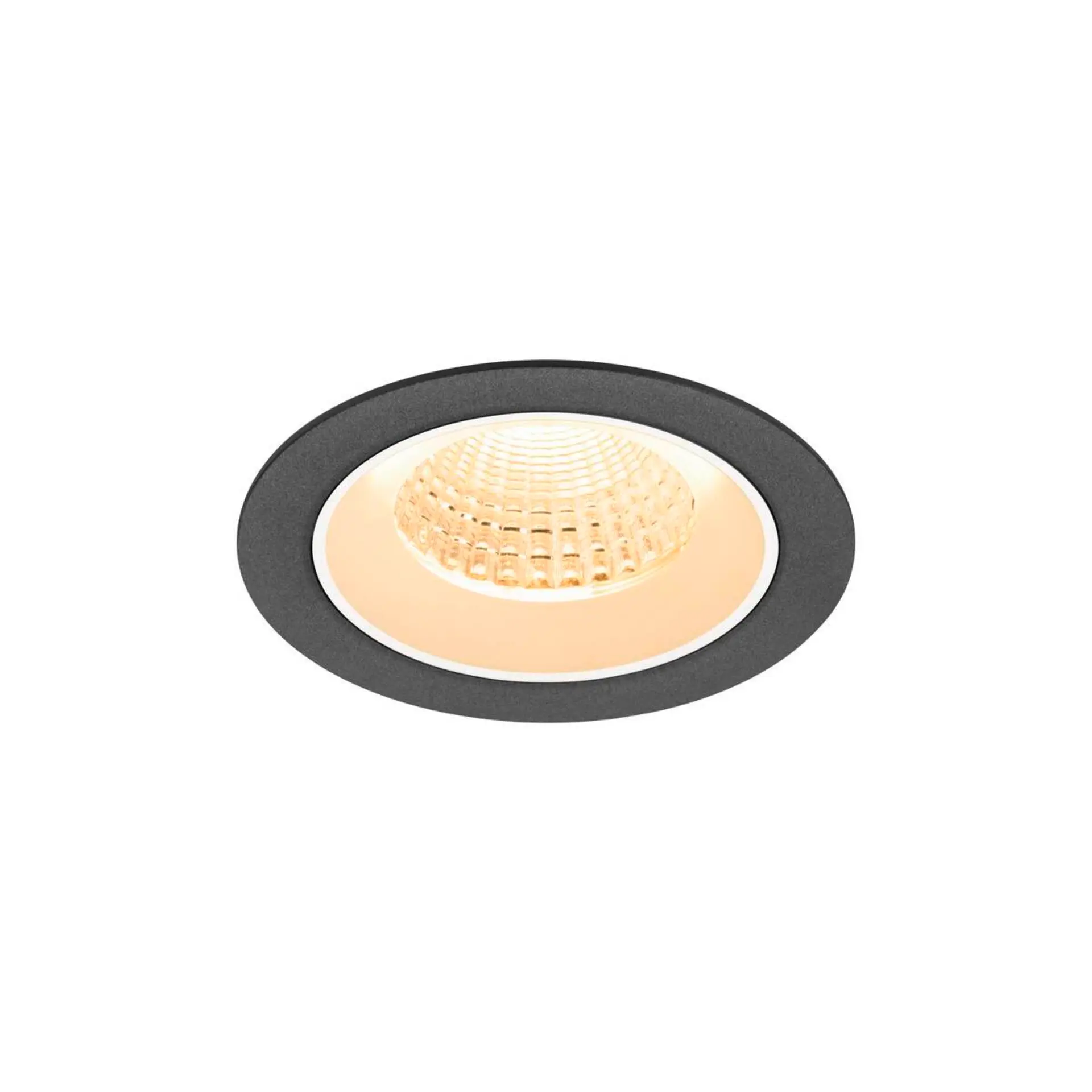 LA 1009602 NUMINOS® M Stropní vestavné svítidlo, 2700 K, 55°, IP20, kulaté, černé / bílé - BIG WHITE (SLV)