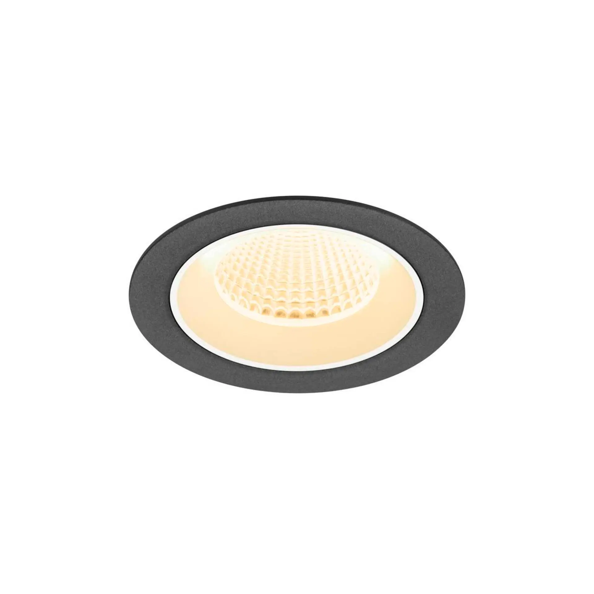 LA 1009617 NUMINOS® M Stropní vestavné svítidlo, 3000 K, 40°, IP20, kulaté, černé / bílé - BIG WHITE (SLV)