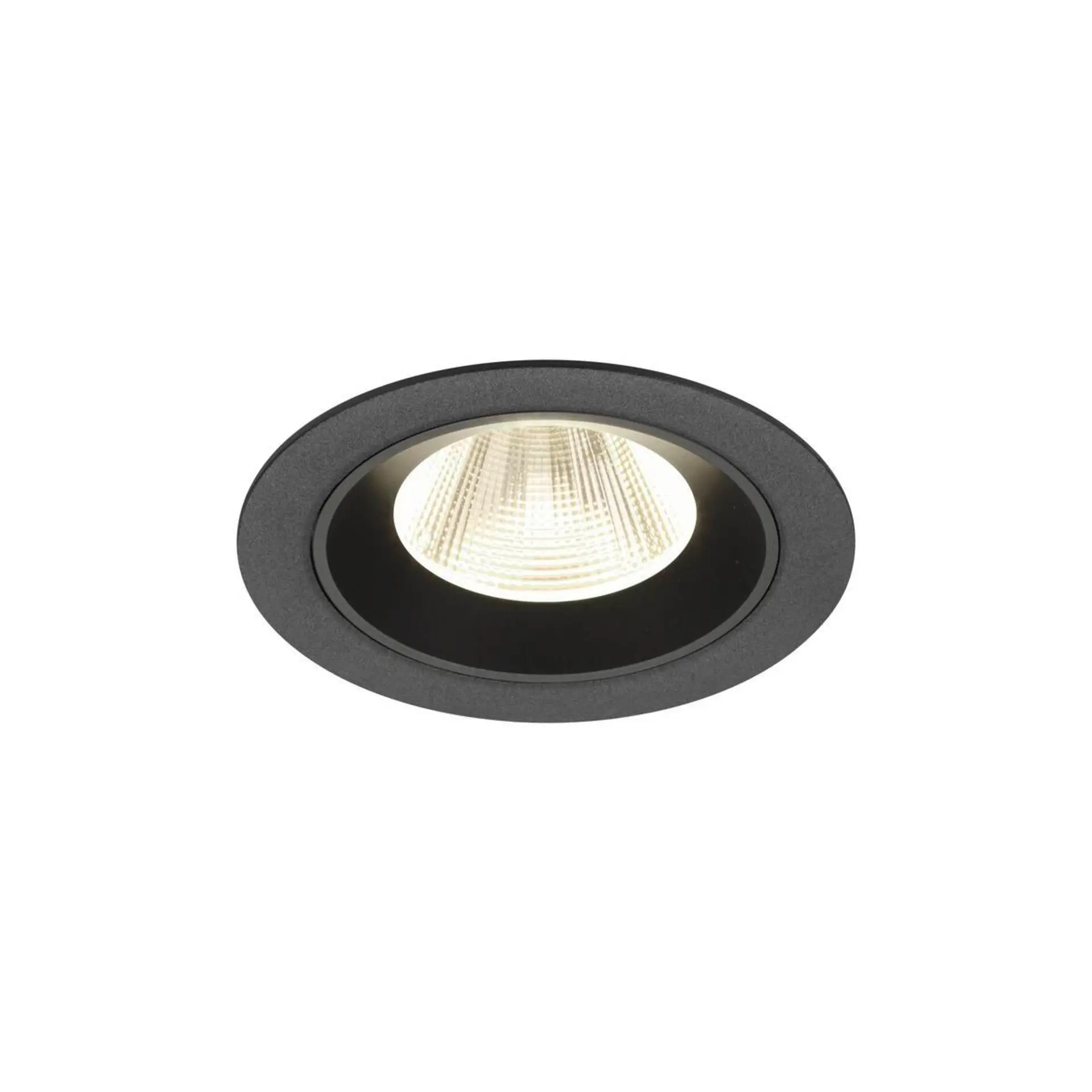LA 1009631 NUMINOS® M Stropní vestavné svítidlo, 4000 K, 20°, IP20, kulaté, černé - BIG WHITE (SLV)