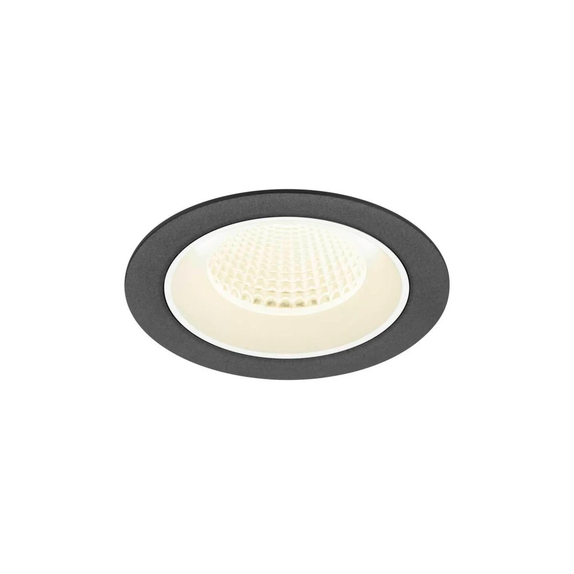LA 1009635 NUMINOS® M Stropní vestavné svítidlo, 4000 K, 40°, IP20, kulaté, černé / bílé - BIG WHITE (SLV)