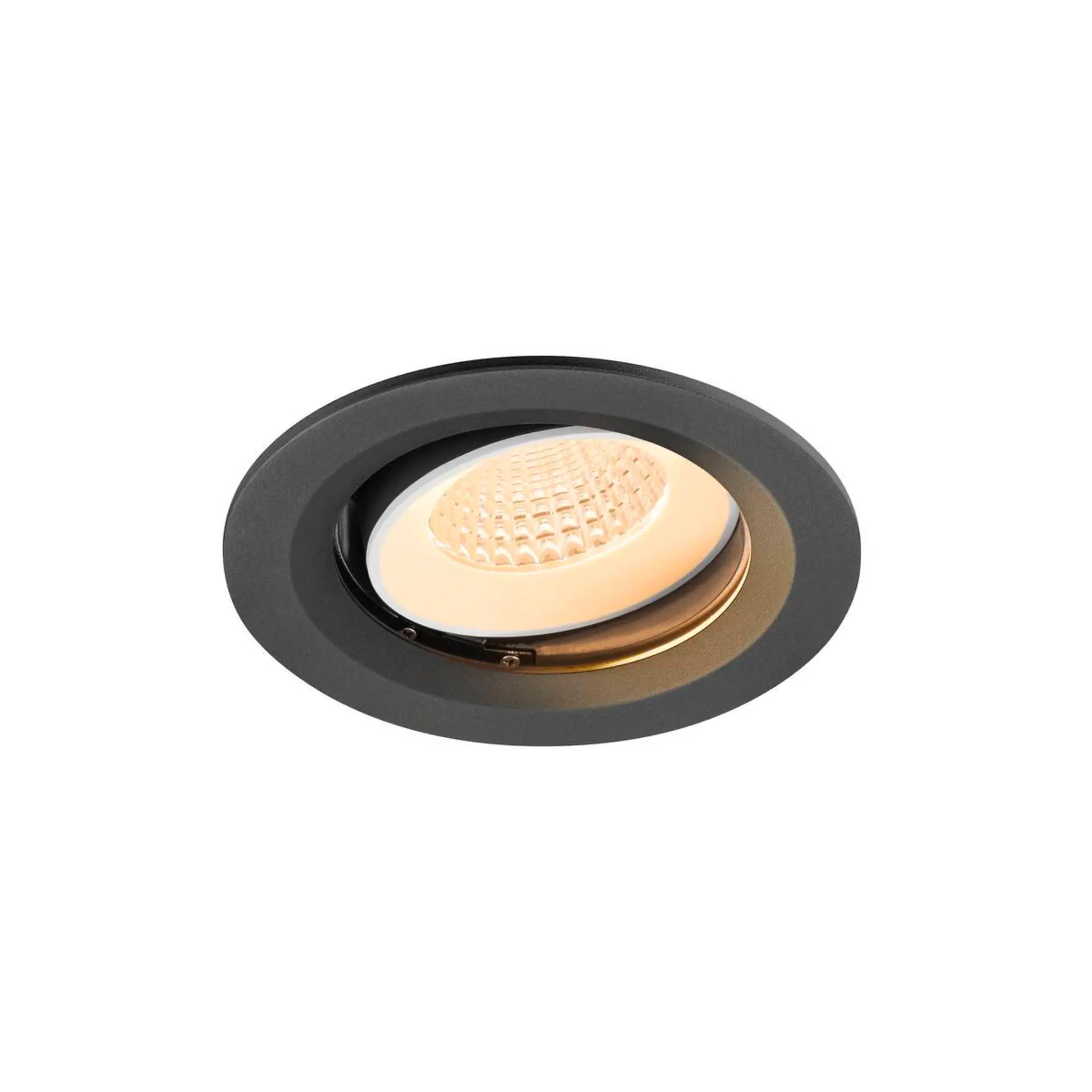 LA 1009656 NUMINOS® MOVE M Stropní vestavné svítidlo, 2700 K, 55°, IP20, kulaté, černé / bílé - BIG WHITE (SLV)