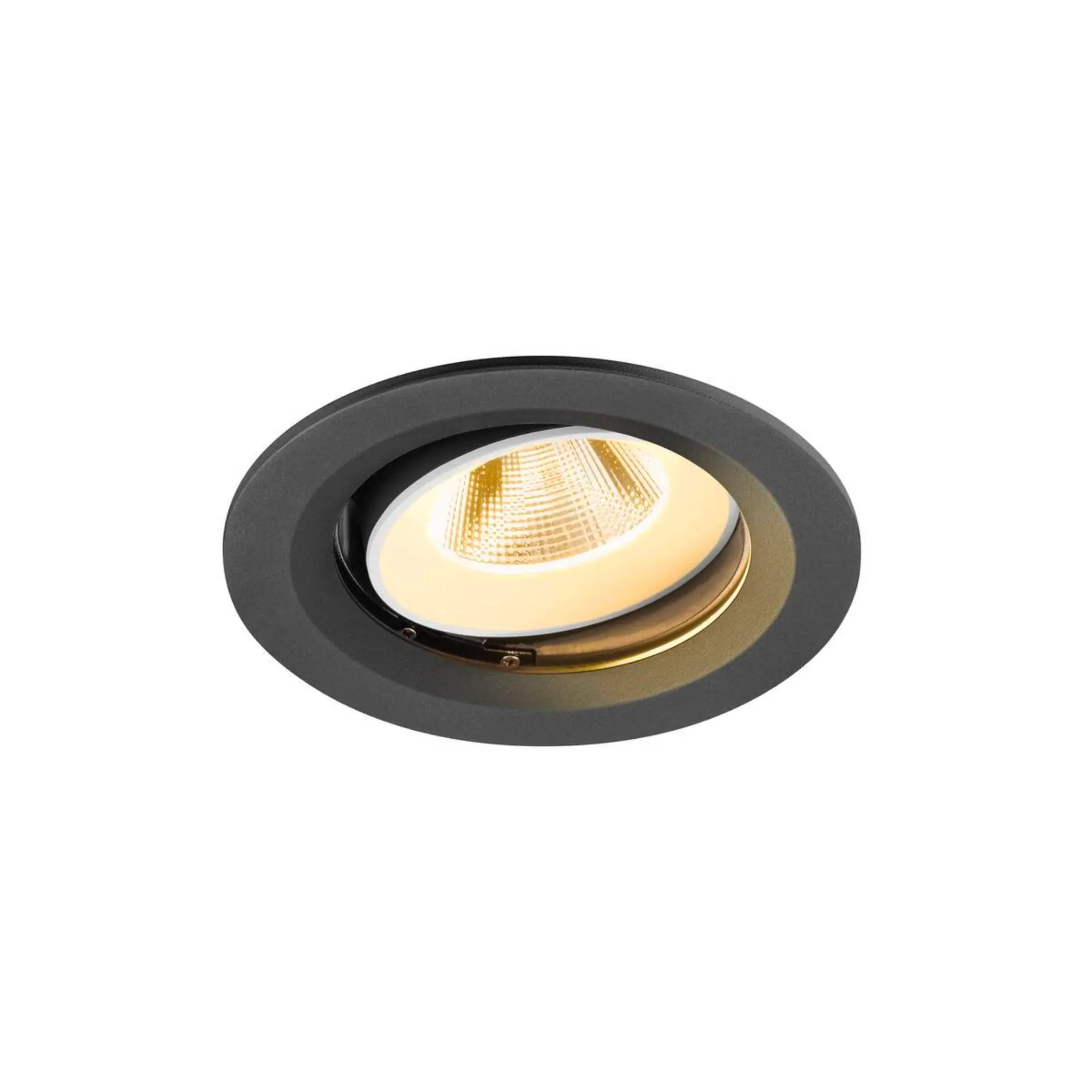 LA 1009668 NUMINOS® MOVE M Stropní vestavné svítidlo, 3000 K, 20°, IP20, kulaté, černé / bílé - BIG WHITE (SLV)