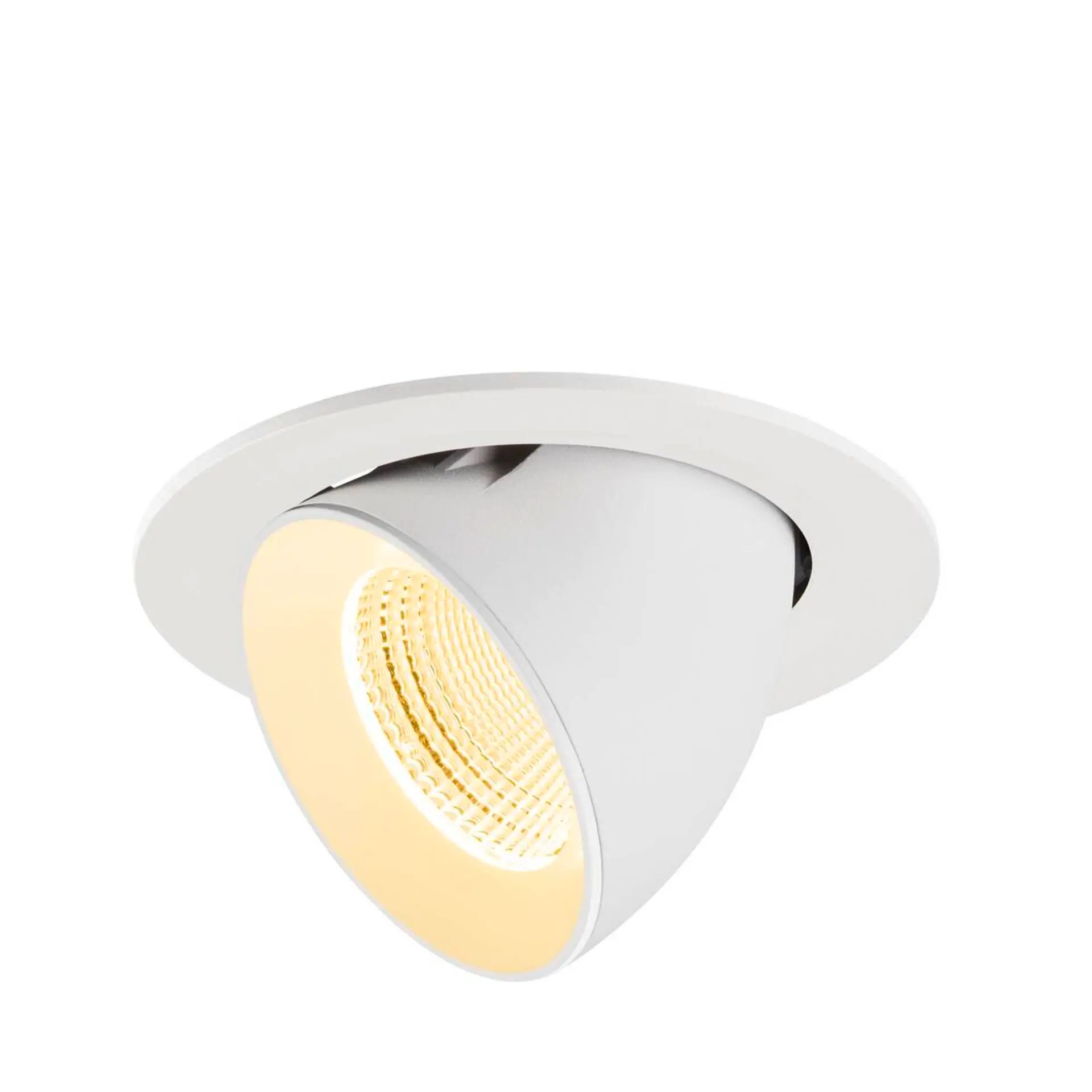 BIG WHITE SLV NUMINOS GIMBLE L Stropní vestavné svítidlo, 3000 K, 55°, IP20, kulaté, bílé 1009737