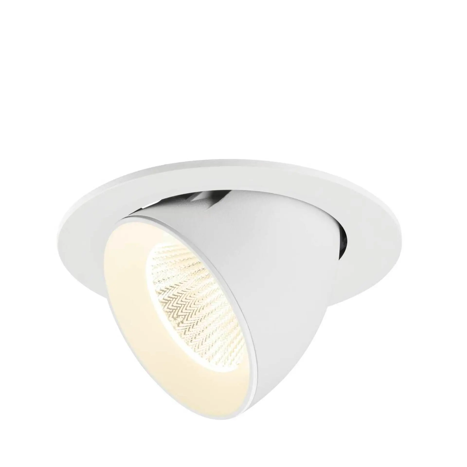 LA 1009752 NUMINOS® GIMBLE L Stropní vestavné svítidlo, 4000 K, 40°, IP20, kulaté, bílé - BIG WHITE (SLV)