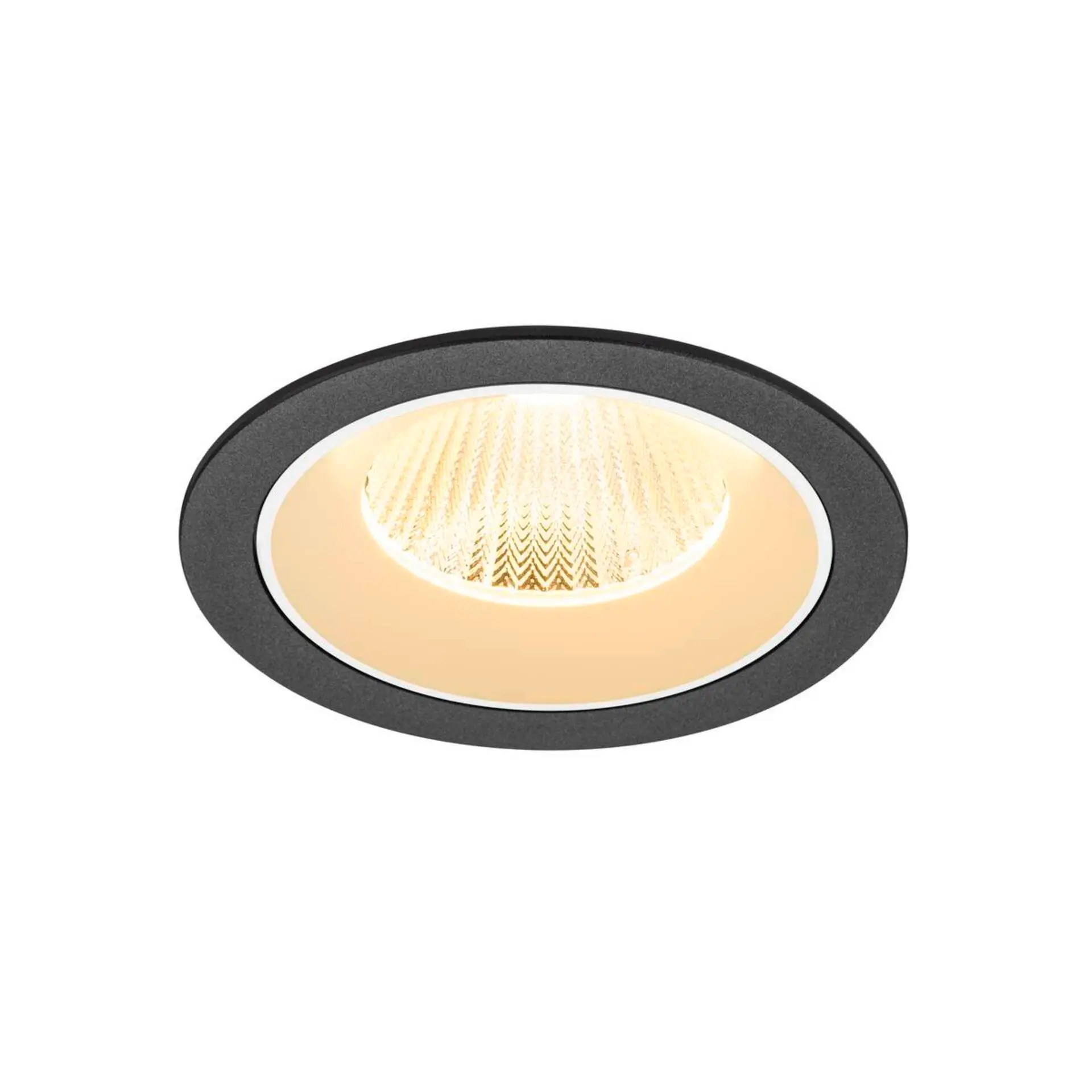 LA 1009778 NUMINOS® L Stropní vestavné svítidlo, 3000 K, 40°, IP20, kulaté, černé / bílé - BIG WHITE (SLV)