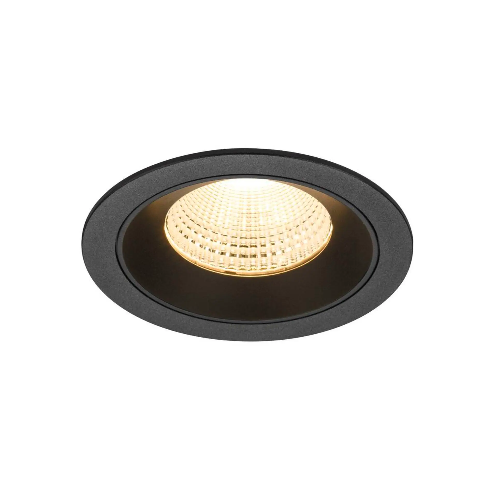 LA 1009780 NUMINOS® L Stropní vestavné svítidlo, 3000 K, 55°, IP20, kulaté, černé - BIG WHITE (SLV)