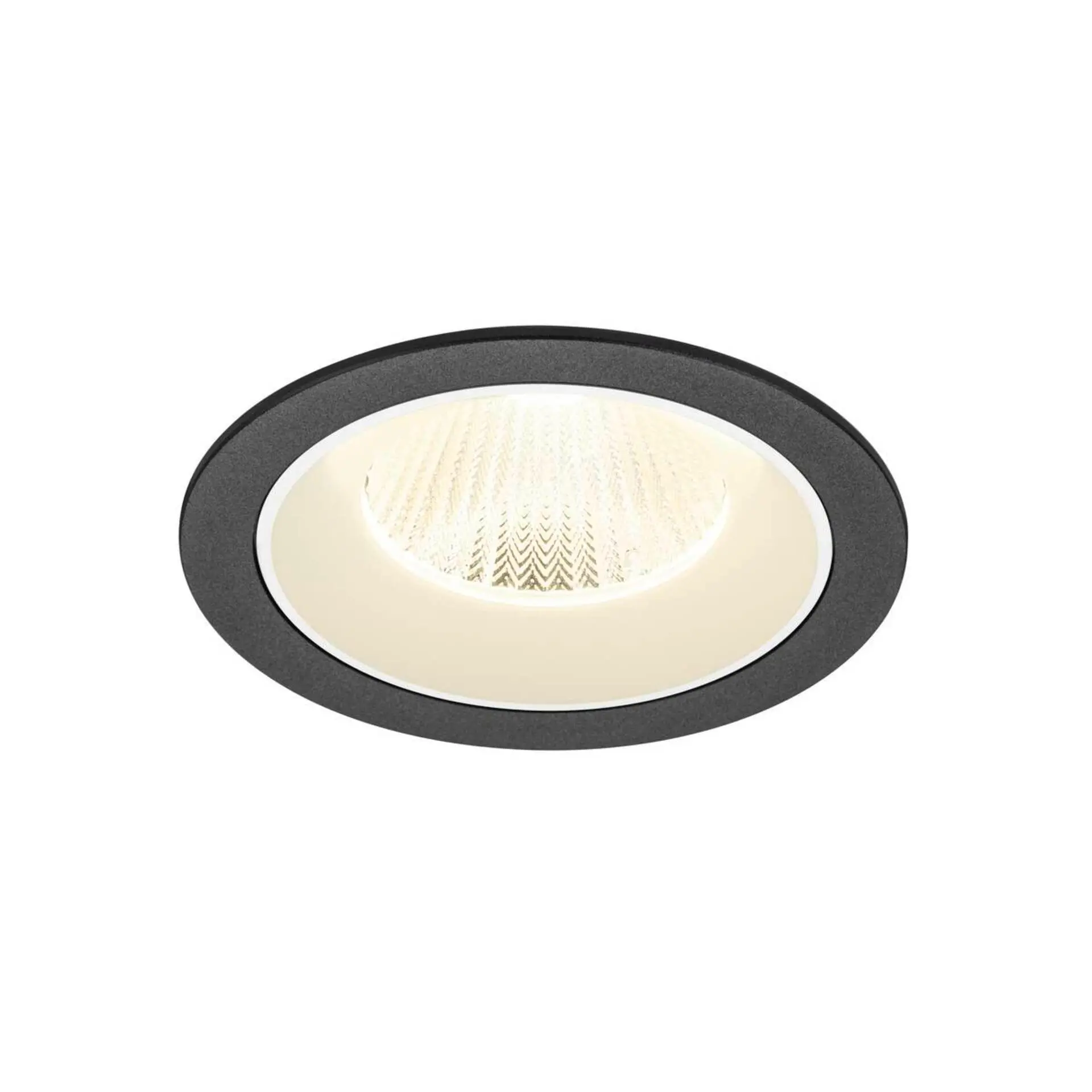 BIG WHITE SLV NUMINOS L Stropní vestavné svítidlo, 4000 K, 40°, IP20, kulaté, černá / bílá 1009796