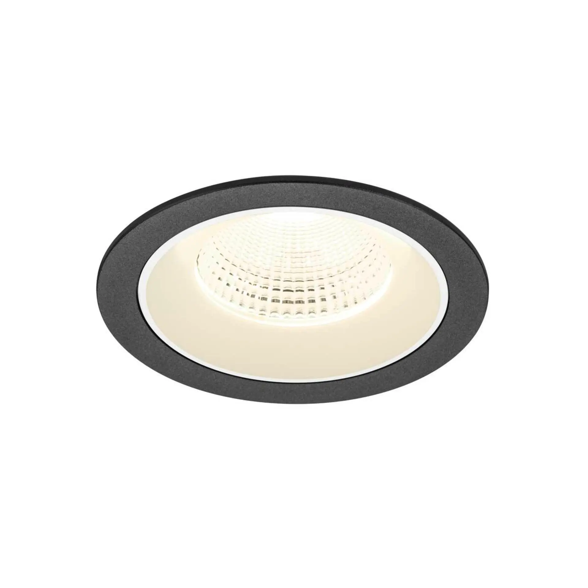 LA 1009799 NUMINOS® L Stropní vestavné svítidlo, 4000 K, 55°, IP20, kulaté, černé / bílé - BIG WHITE (SLV)