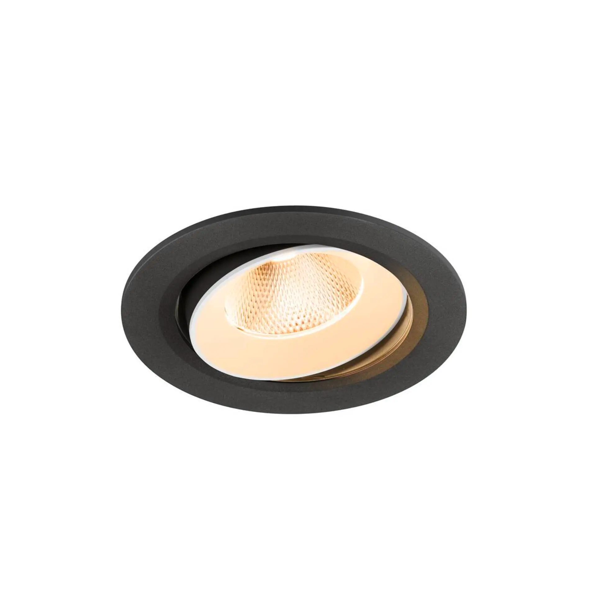 BIG WHITE SLV NUMINOS MOVE L Stropní vestavné svítidlo, 2700 K, 20°, IP20, kulaté, černé / bílé 1009811