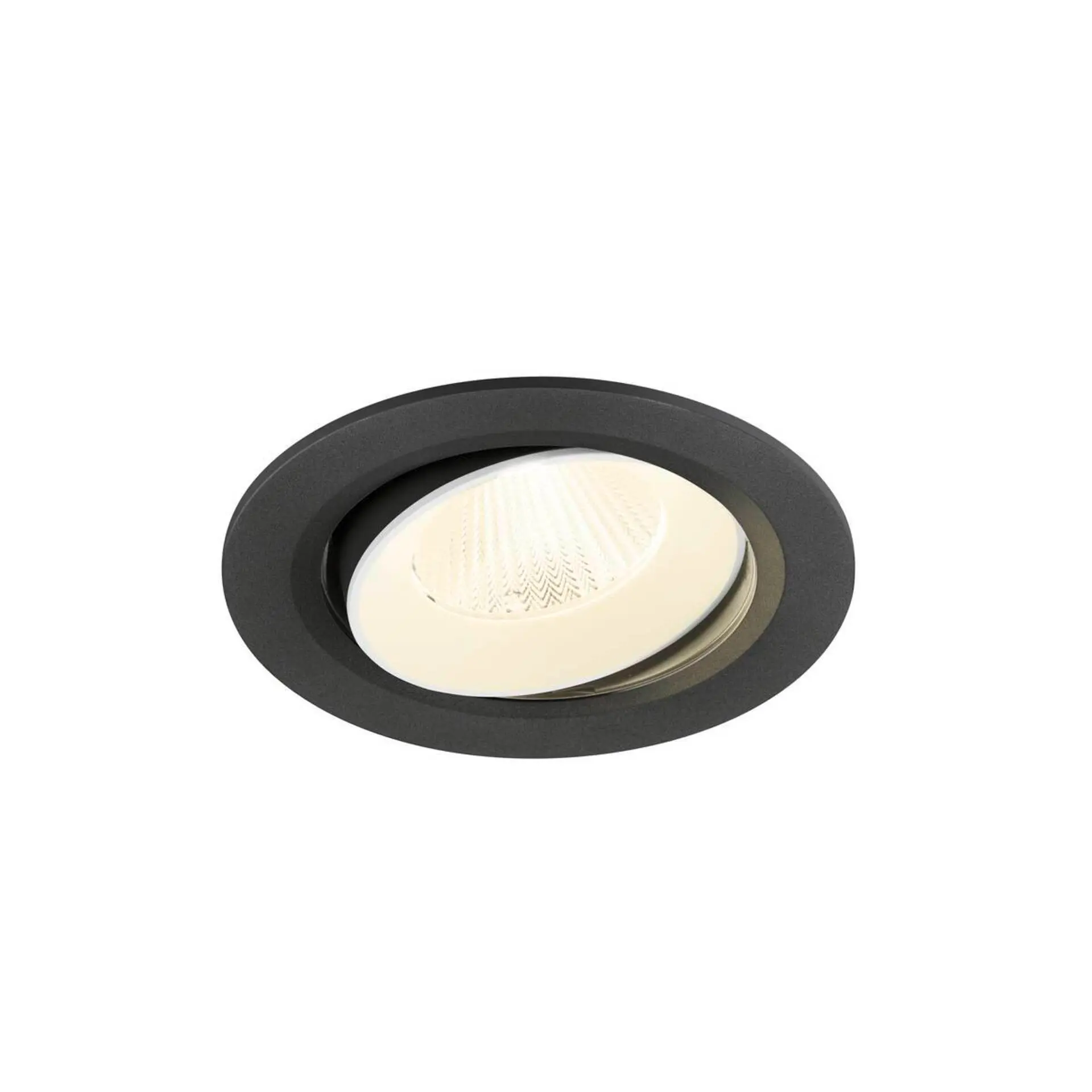 LA 1009850 NUMINOS® MOVE L Stropní vestavné svítidlo, 4000 K, 40°, IP20, kulaté, černé / bílé - BIG WHITE (SLV)