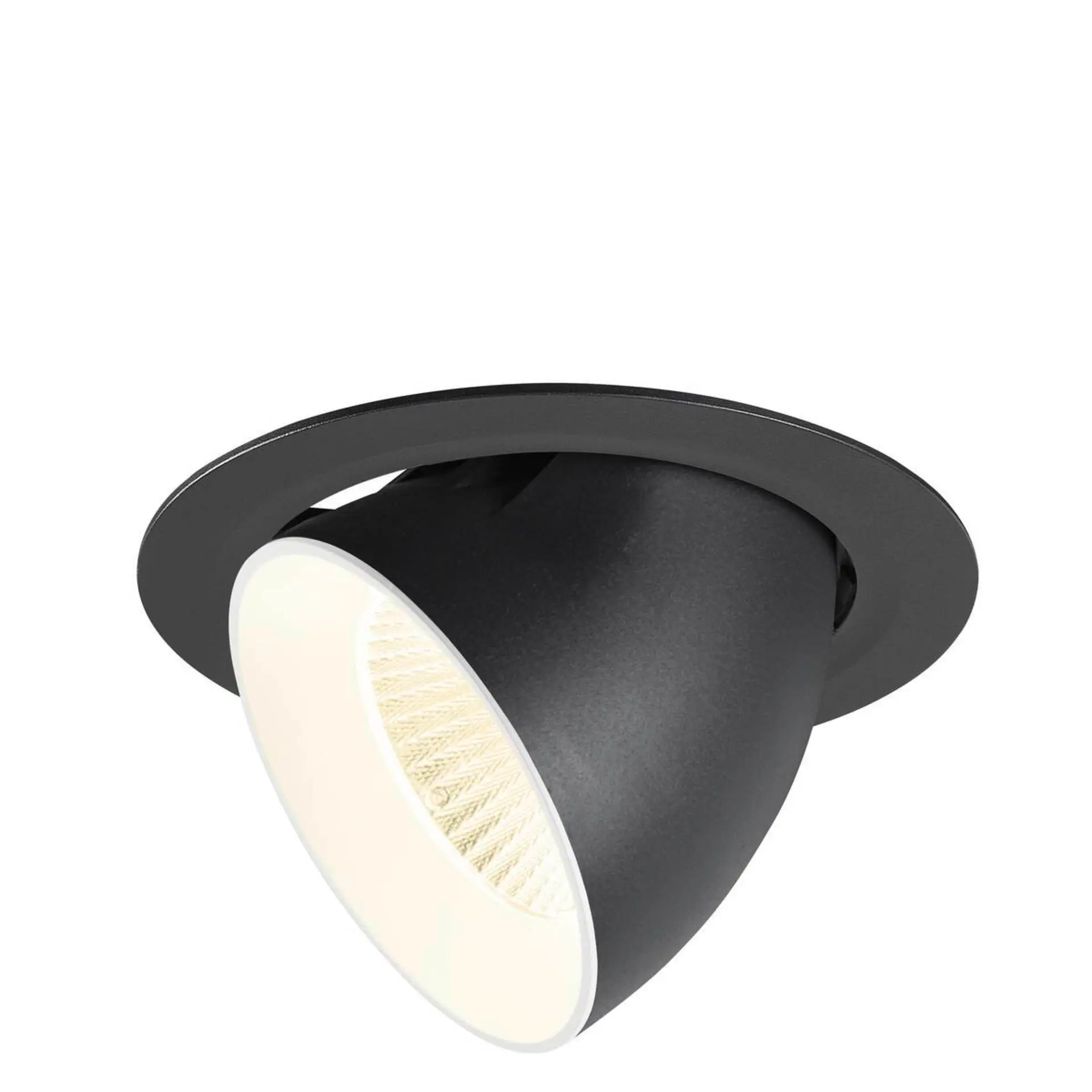 LA 1009901 NUMINOS® GIMBLE XL Stropní vestavné svítidlo, 4000 K, 20°, černá / bílá - BIG WHITE (SLV)