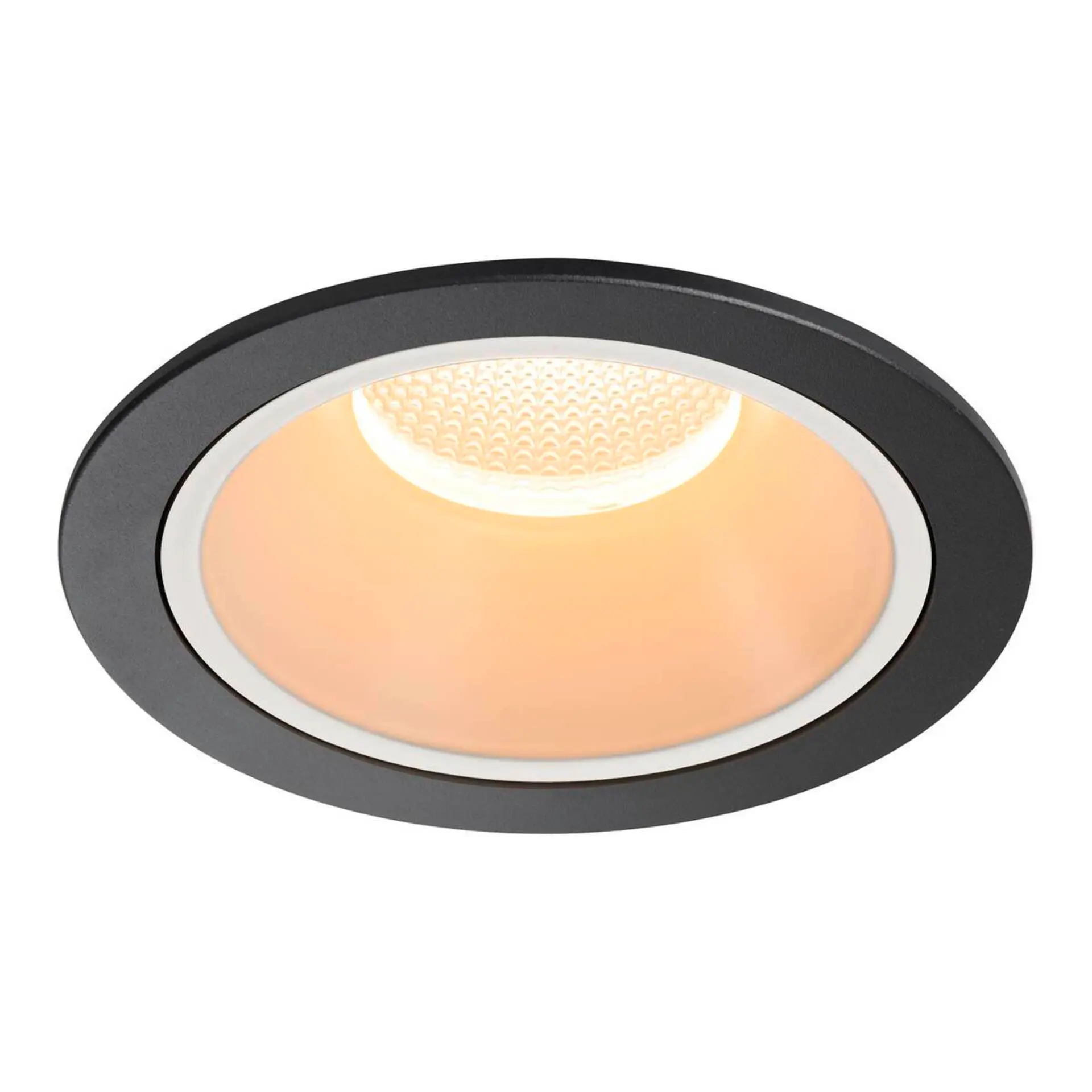 LA 1009919 NUMINOS® XL Stropní vestavné svítidlo, 2700 K, 20°, IP20, kulaté, černé / bílé - BIG WHITE (SLV)