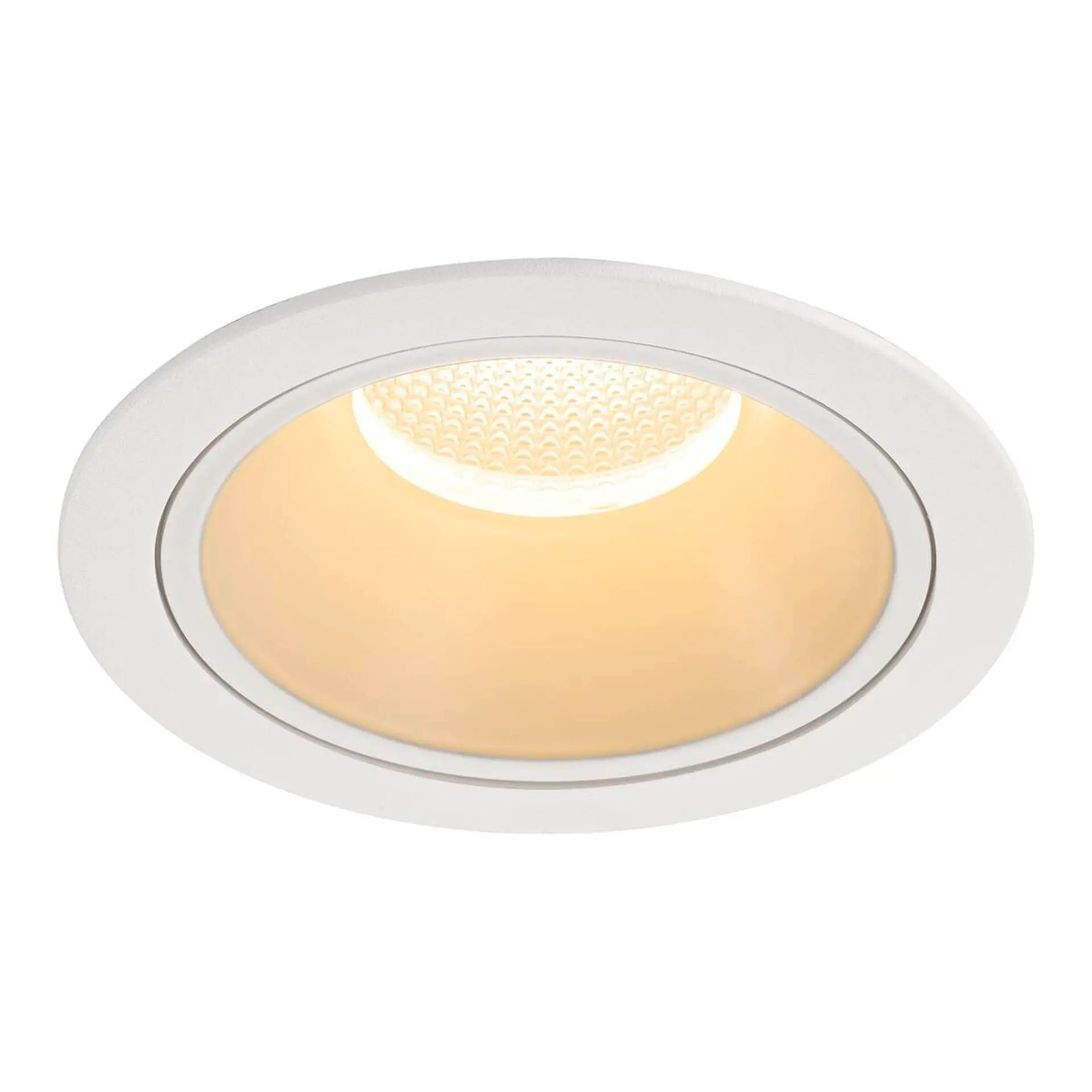 LA 1009946 NUMINOS® XL Stropní vestavné svítidlo, 3000 K, 20°, IP20, kulaté, bílé - BIG WHITE (SLV)