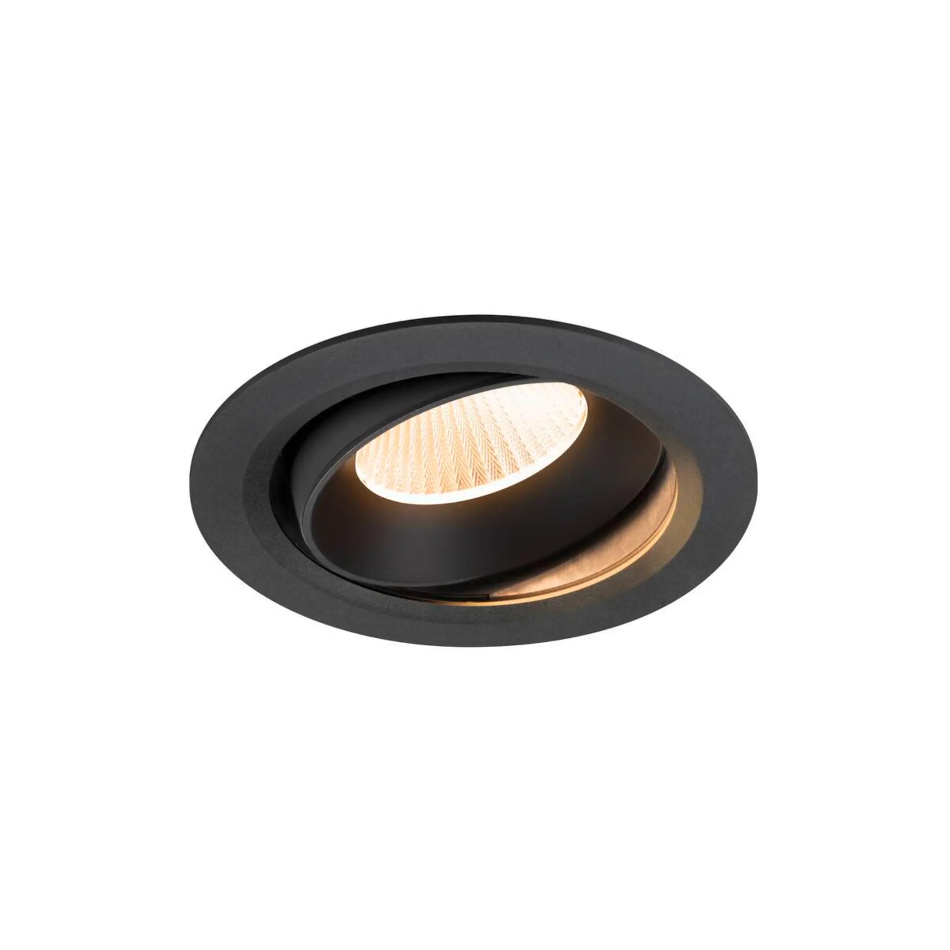 BIG WHITE SLV NUMINOS MOVE XL Stropní vestavné svítidlo, 2700 K, 40°, IP20, kulaté, černé 1009975