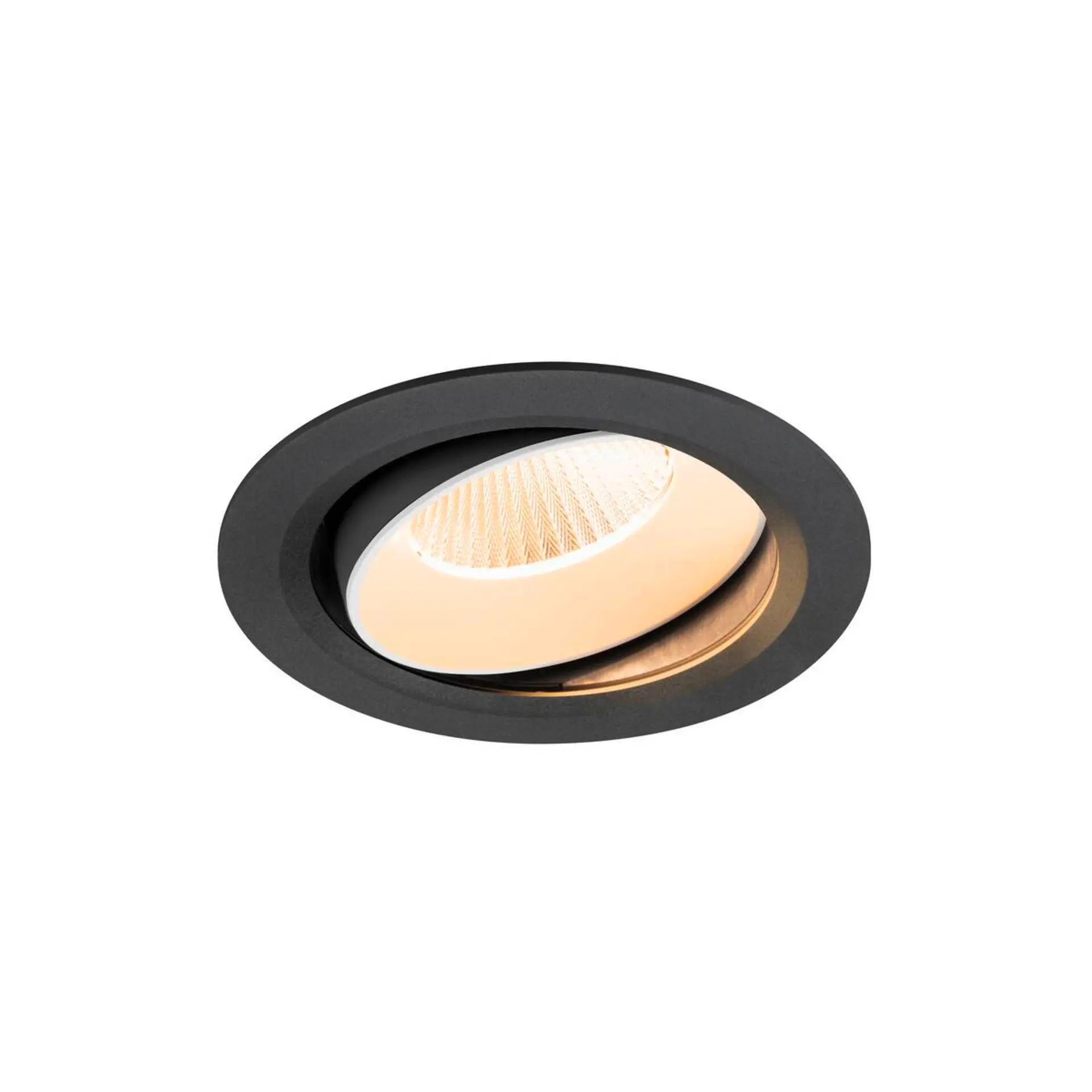 BIG WHITE SLV NUMINOS MOVE XL Stropní vestavné svítidlo, 2700 K, 40°, IP20, kulaté, černé / bílé 1009976