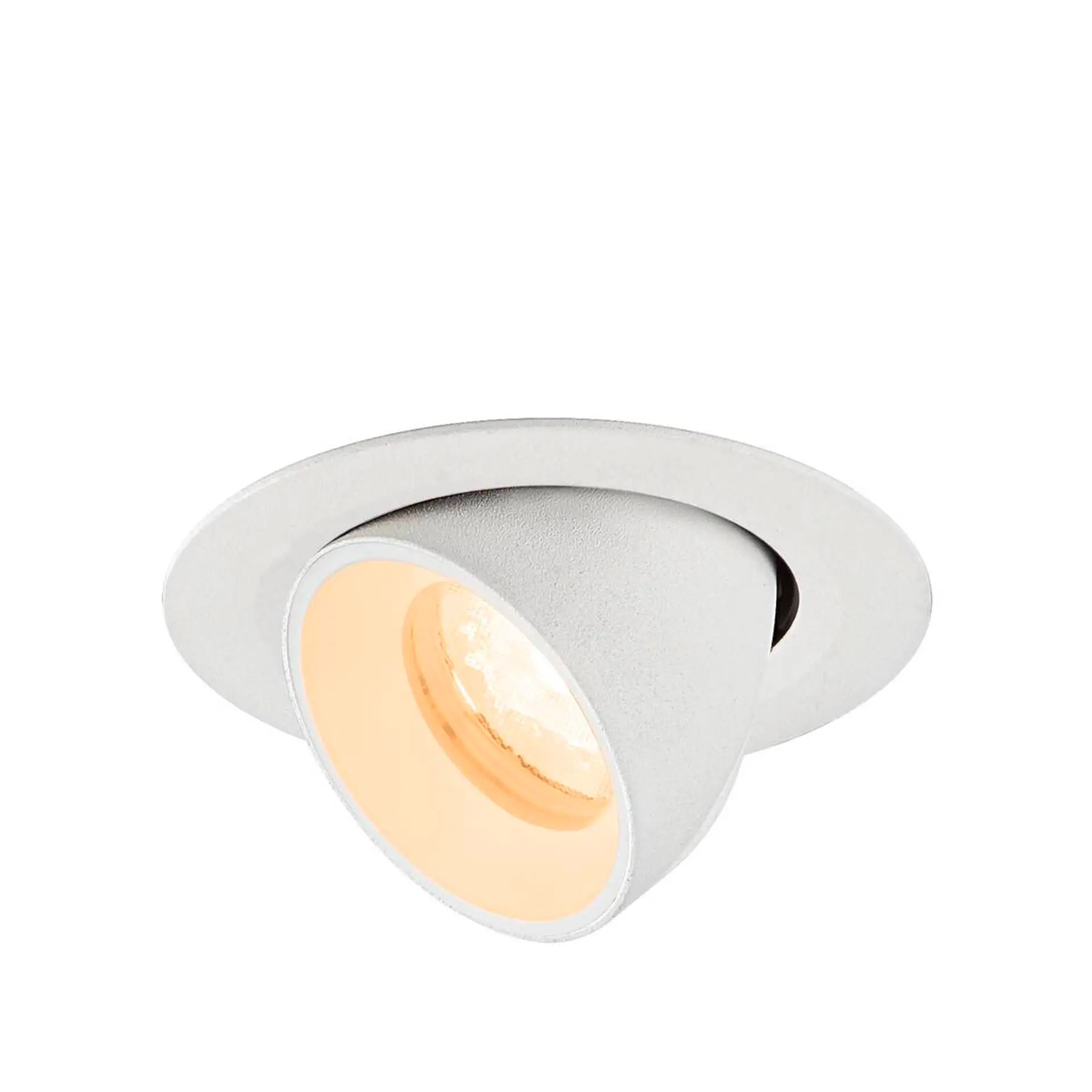 LA 1010039 NUMINOS® GIMBLE XS Stropní vestavné svítidlo, 2700 K, 40°, IP20, kulaté, bílé - BIG WHITE (SLV)