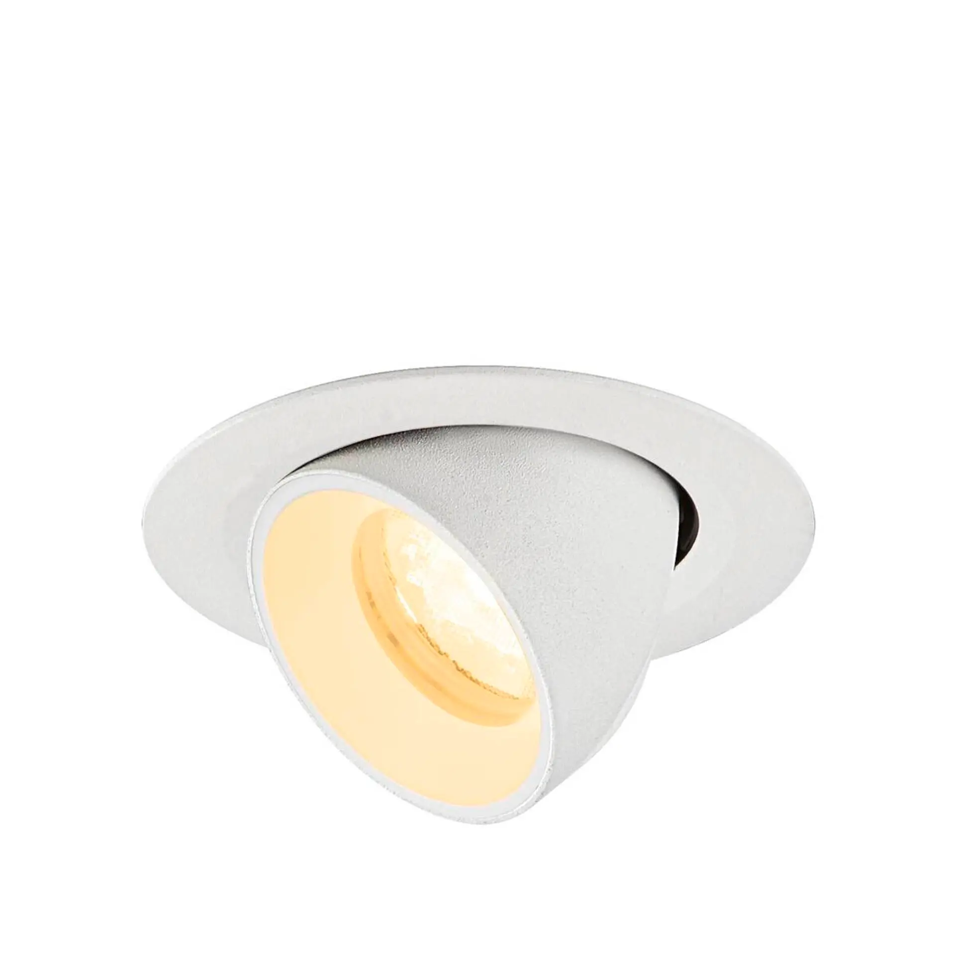 LA 1010057 NUMINOS® GIMBLE XS Stropní vestavné svítidlo, 3000 K, 40°, IP20, kulaté, bílé - BIG WHITE (SLV)