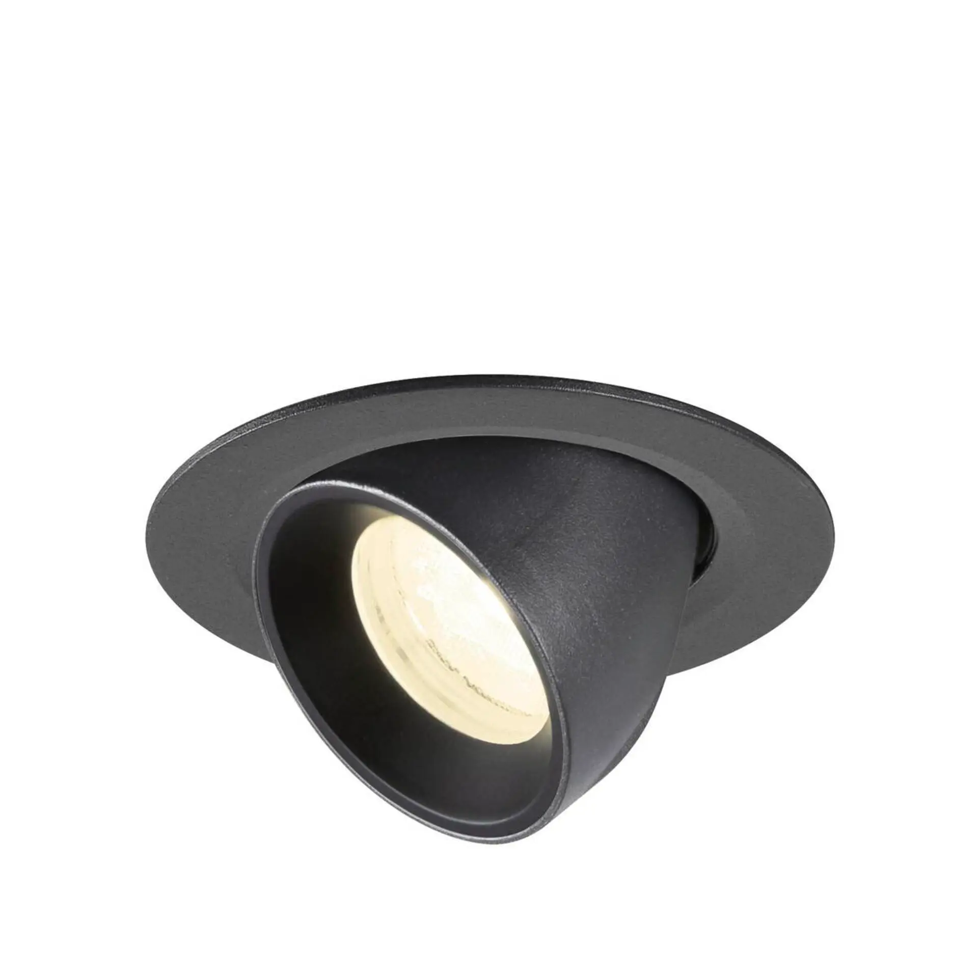 LA 1010065 NUMINOS® GIMBLE XS Stropní vestavné svítidlo, 4000 K, 40°, IP20, kulaté, černá - BIG WHITE (SLV)