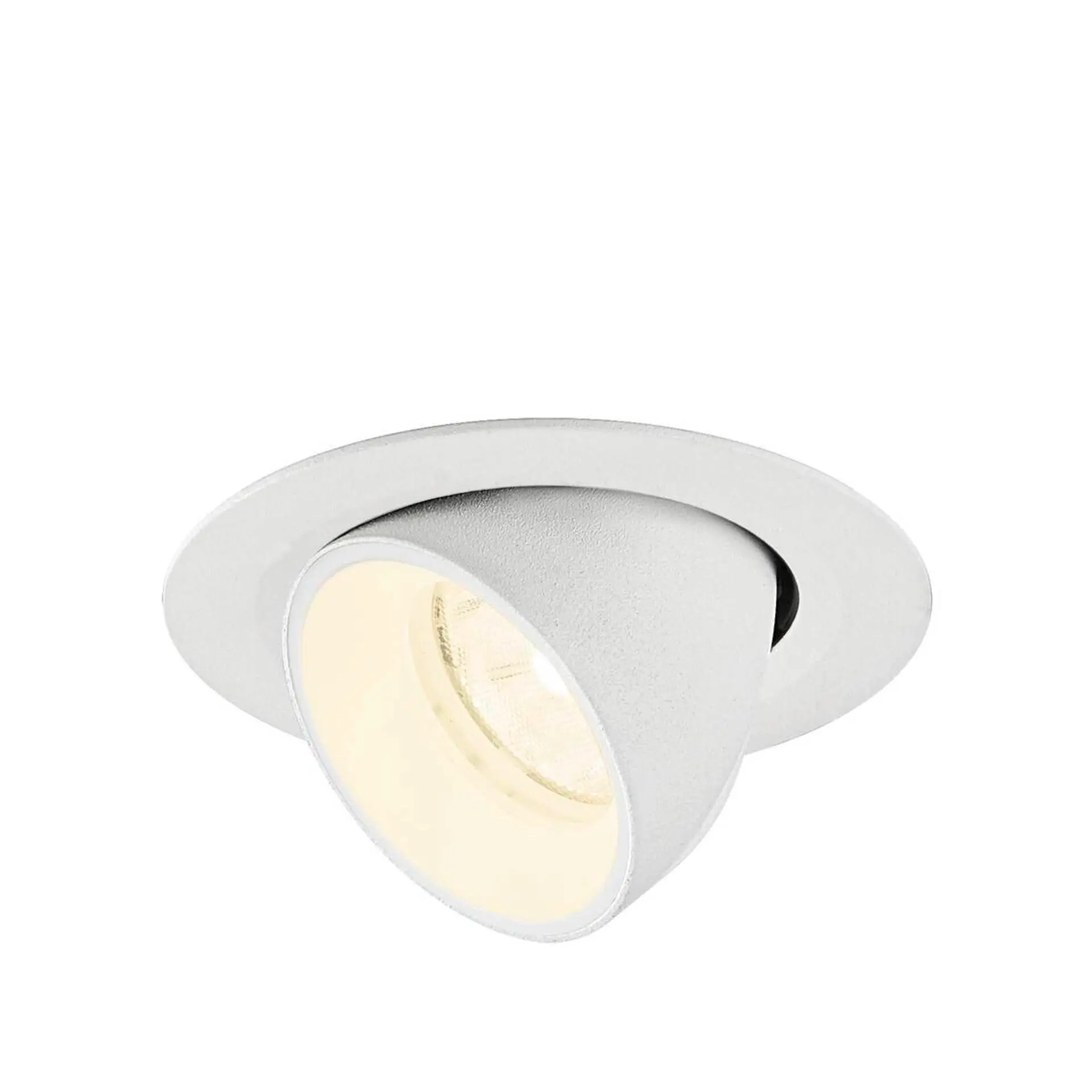 LA 1010072 NUMINOS® GIMBLE XS Stropní vestavné svítidlo, 4000 K, 20°, IP20, kulaté, bílé - BIG WHITE (SLV)
