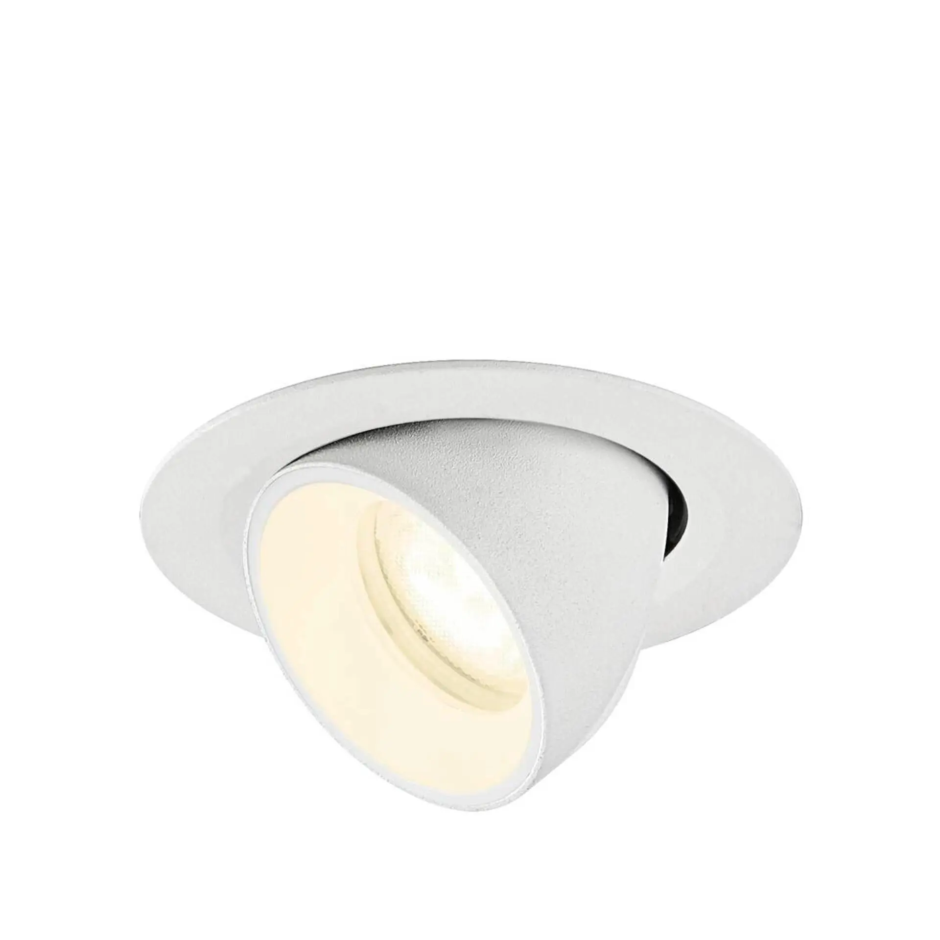 LA 1010078 NUMINOS® GIMBLE XS Stropní vestavné svítidlo, 4000 K, 55°, IP20, kulaté, bílé - BIG WHITE (SLV)