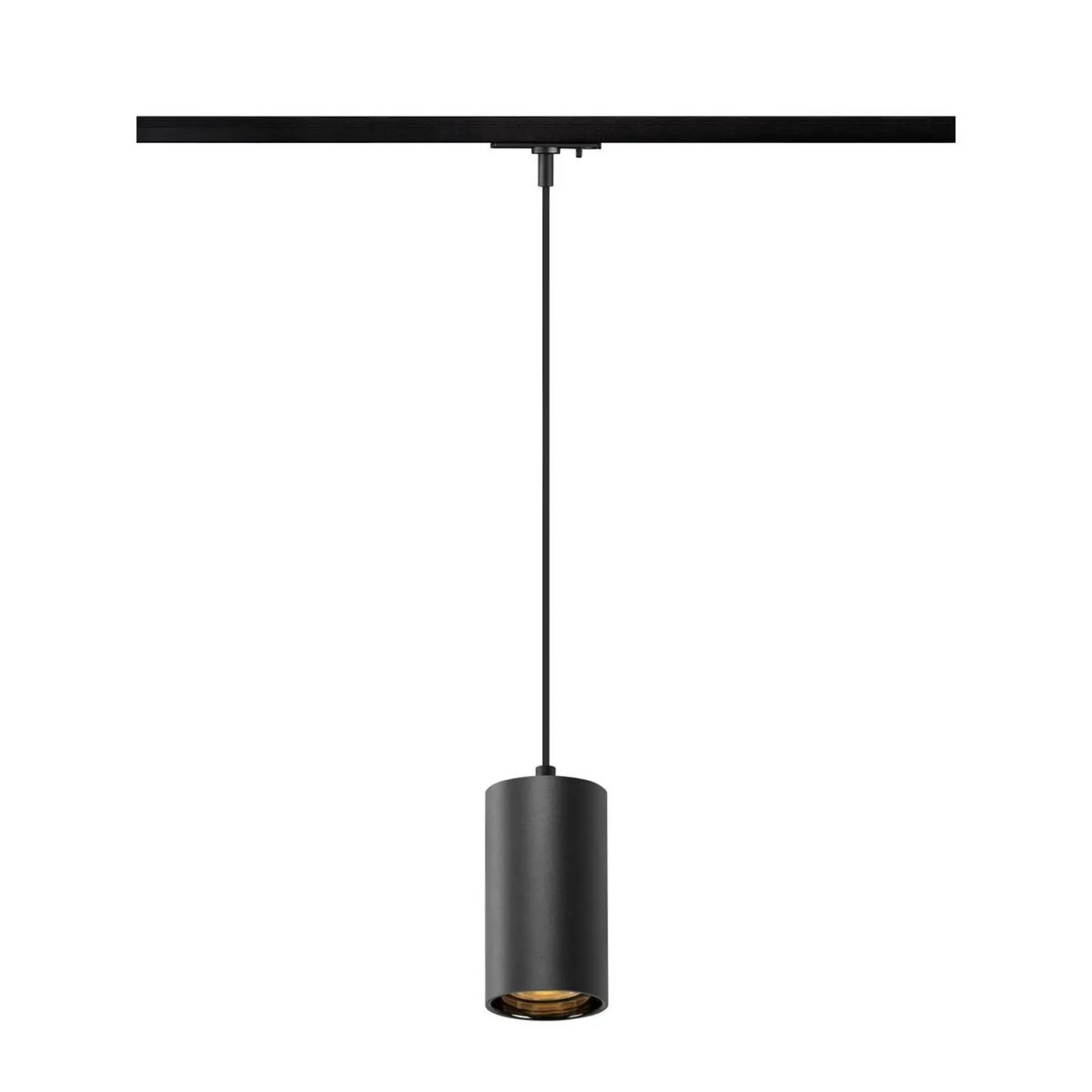 BIG WHITE SLV ASTO TUBE 1~ závěsné svítidlo, GU10, délka závěsu 250 cm, 1 x max. 10 W, černá 1010099