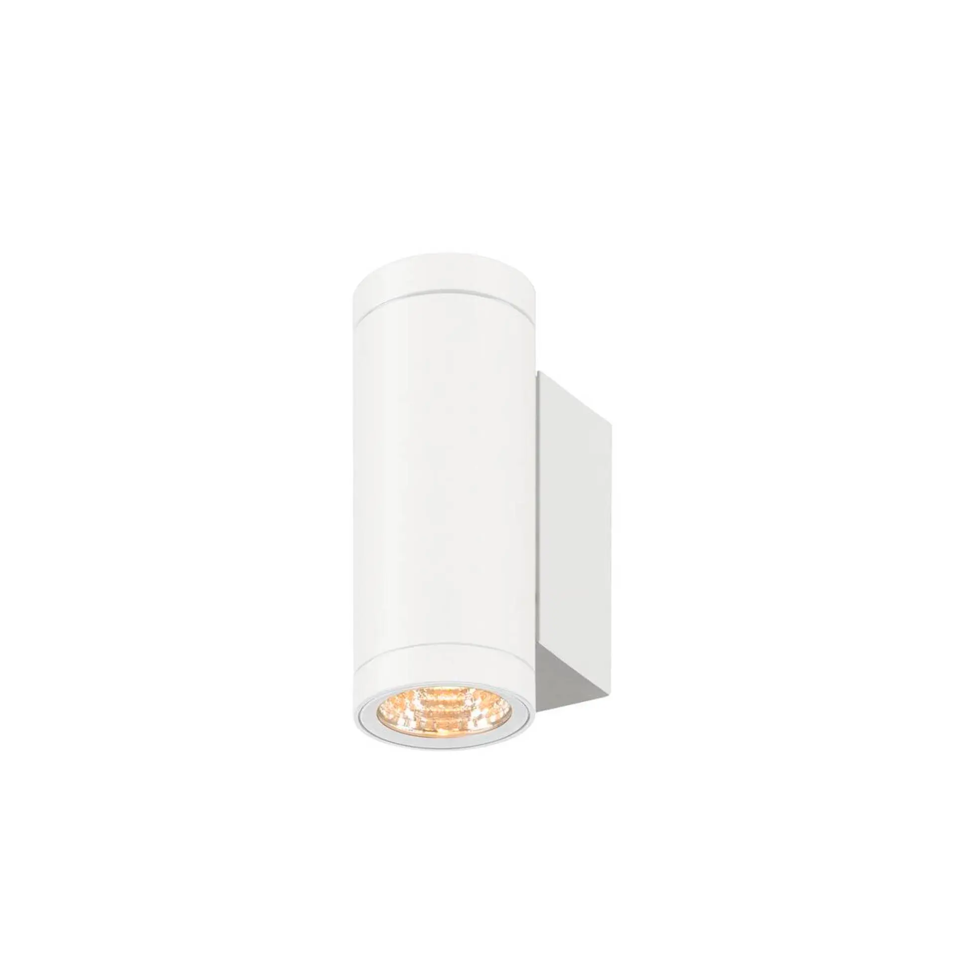 BIG WHITE SLV HELIA PRO S nástěnné svítidlo pro povrchovou montáž, nahoru/dolů, DALI, P2, válcové, 2700 K, 12 W, 24°, bílé 1010168