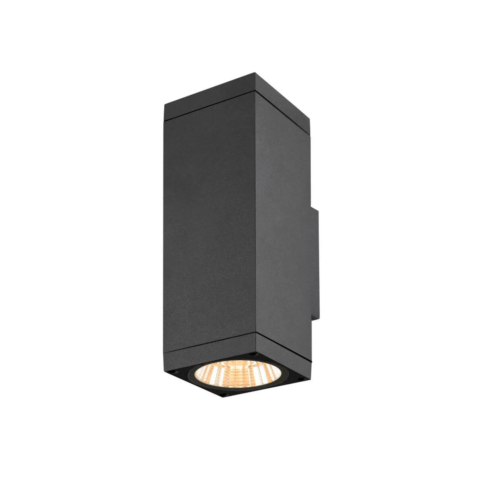 BIG WHITE SLV THEO PRO L nástěnné svítidlo pro povrchovou montáž, jednoduché, DALI, P2, obdélníkové, 2700 K, 15 W, 24°, antracitové 1010189