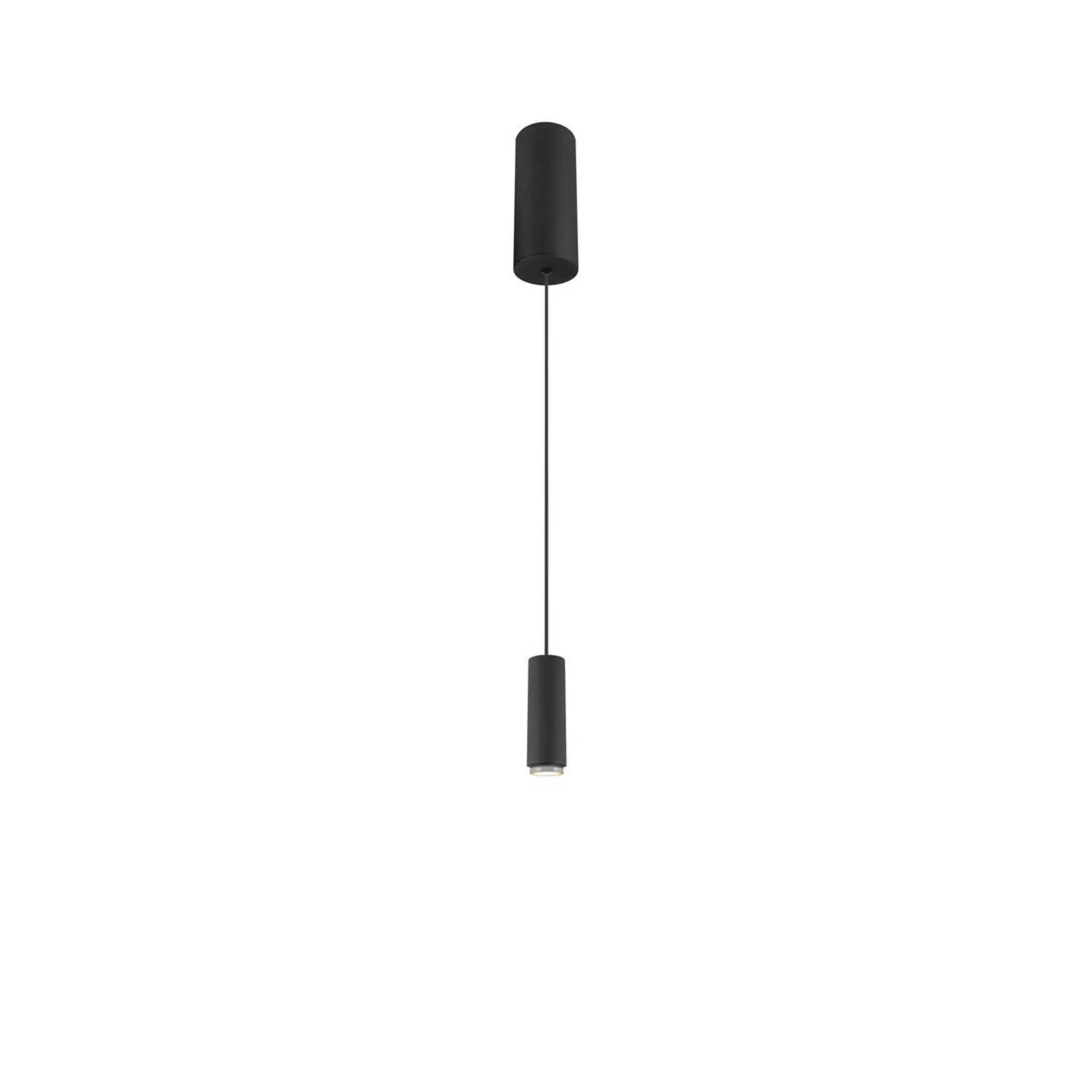 LA 1010287 LALU® závěsné svítidlo, patice LED, Mix&Match, stříška pro povrchovou montáž, délka závěsu 200 cm, 2700/3000 K, 40°, PHASE, černá - BIG WHITE (SLV)