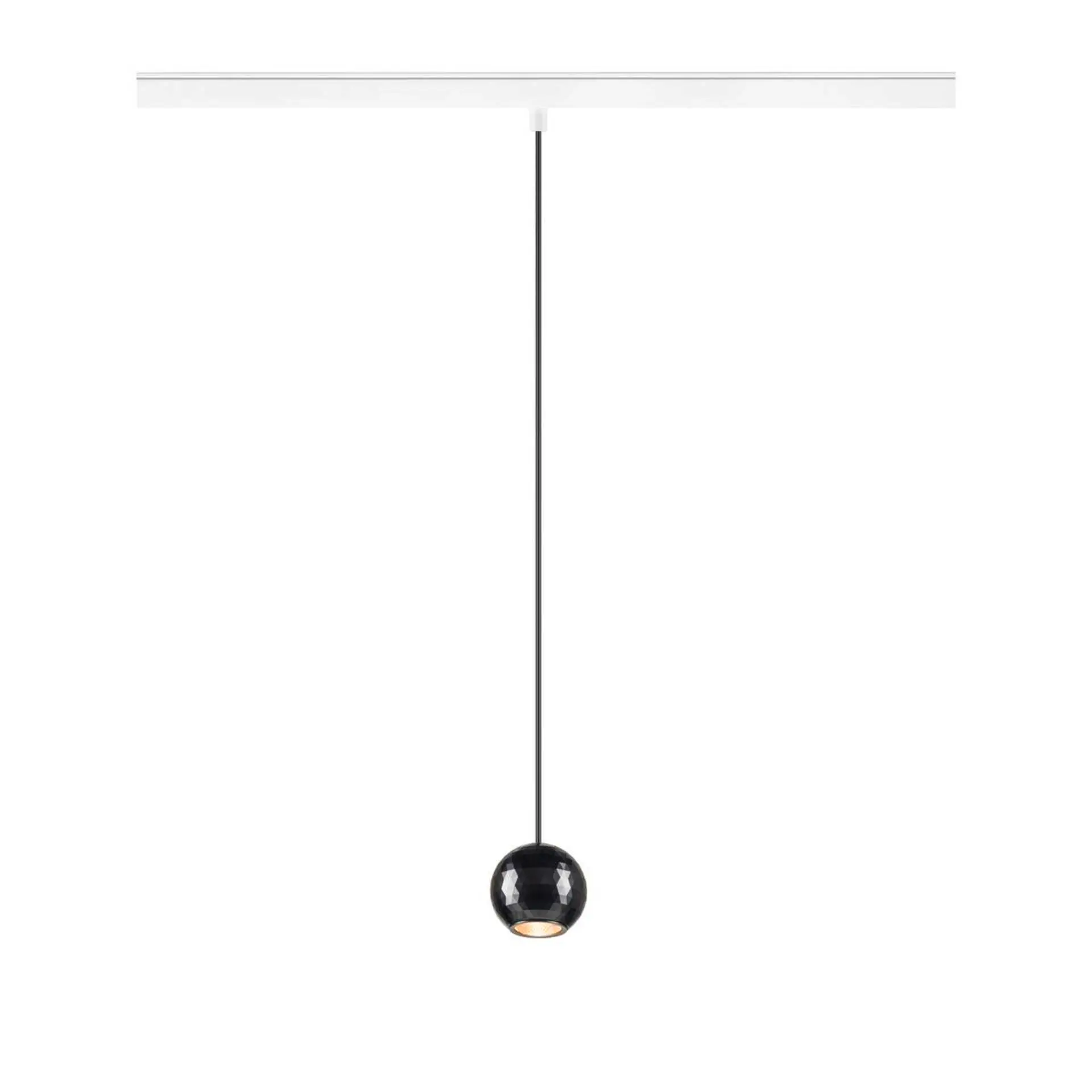 LA 1010337 DYSKO 48V závěsné svítidlo, DALI, závěsná délka 200 cm, 2700K, 36°, DALI, bílá / černá - BIG WHITE (SLV)