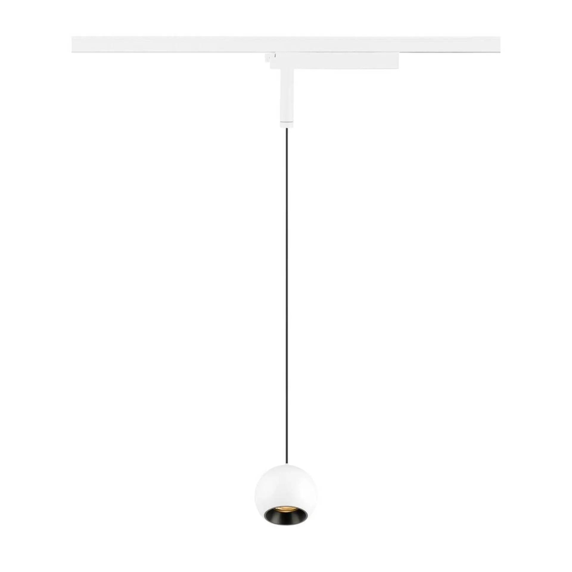 LA 1010455 LIGHT EYE® 2.0 1~ závěsné svítidlo, délka závěsu 200 cm, 3000 K, 30°, bílá / černá - BIG WHITE (SLV)