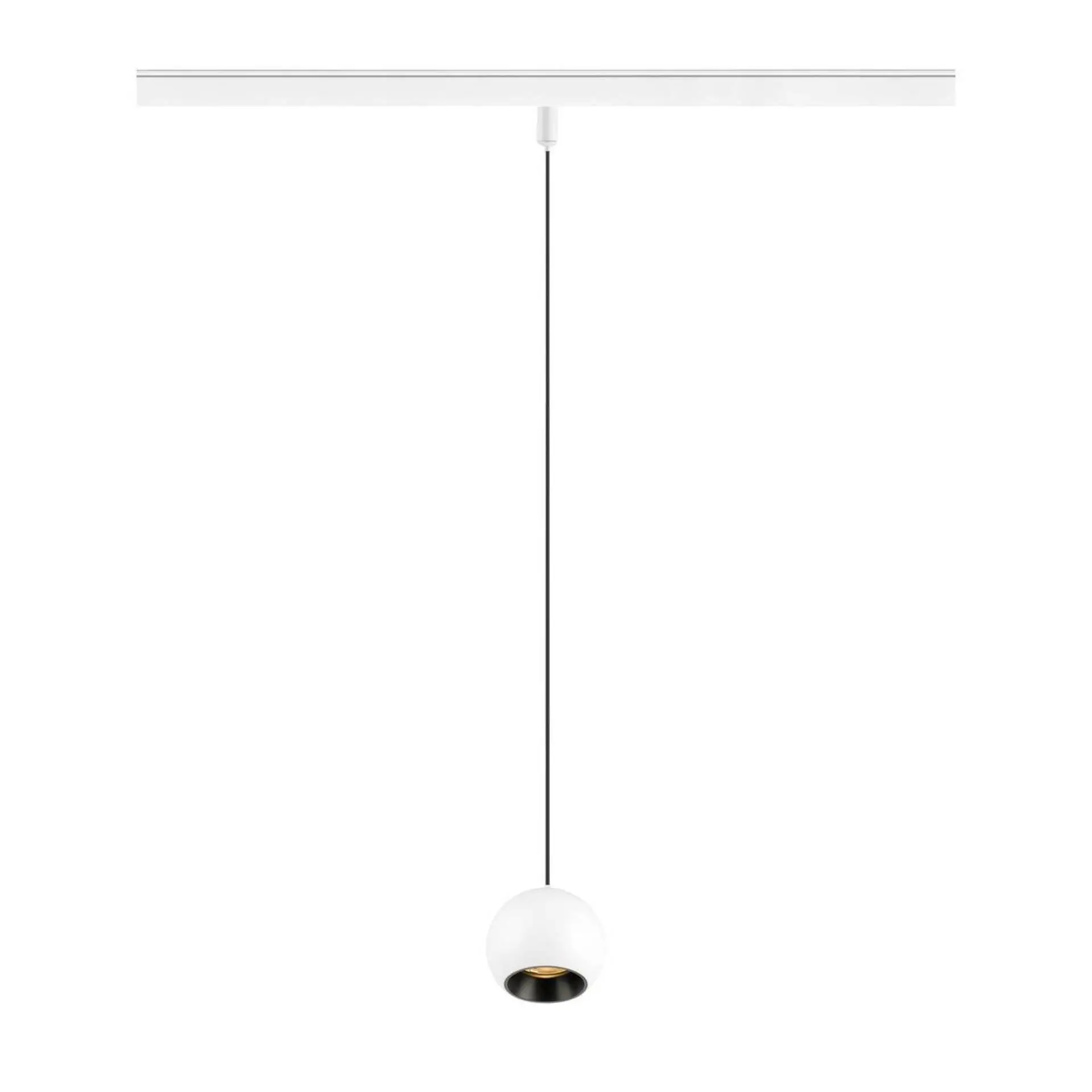 LA 1010463 LIGHT EYE® 2.0 48V závěsné svítidlo, DALI, délka závěsu 200 cm, 3000K, 30°, bílá / černá - BIG WHITE (SLV)