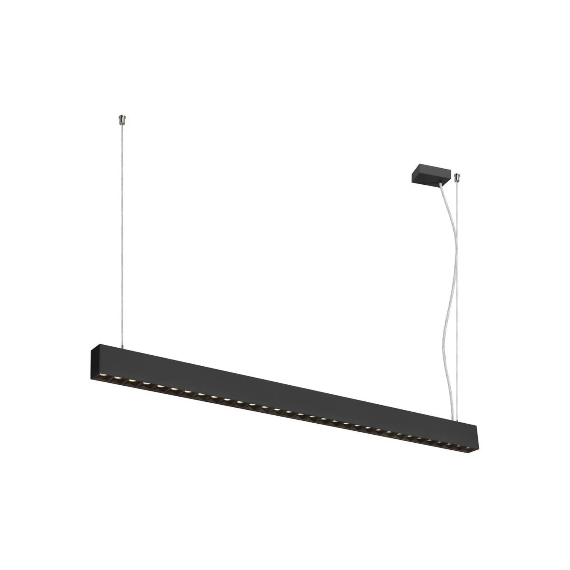 LA 1010510 GLENOS® PRO závěsné svítidlo, 1, 2 m, DALI, UGR16, délka závěsu 210 cm, 3000K, 75°, černá - BIG WHITE (SLV)