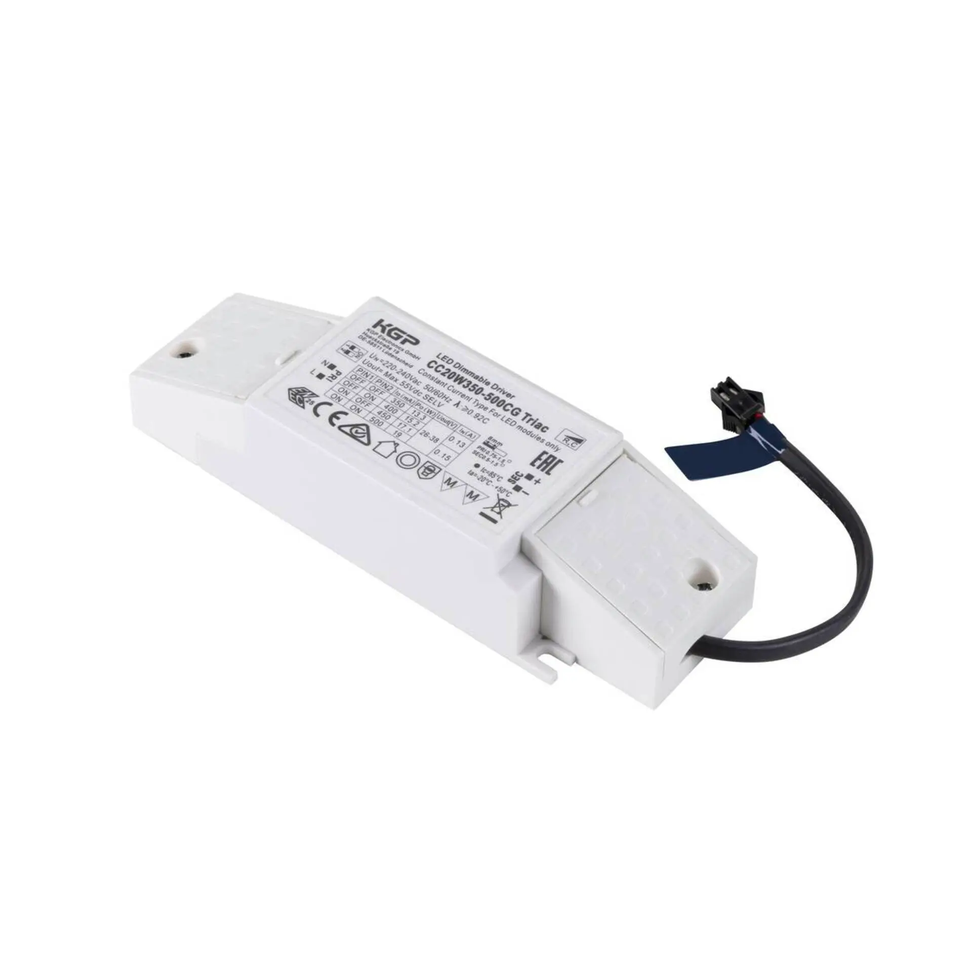 BIG WHITE SLV LED Driver 20 W, 350 mA, PHASE 1010700