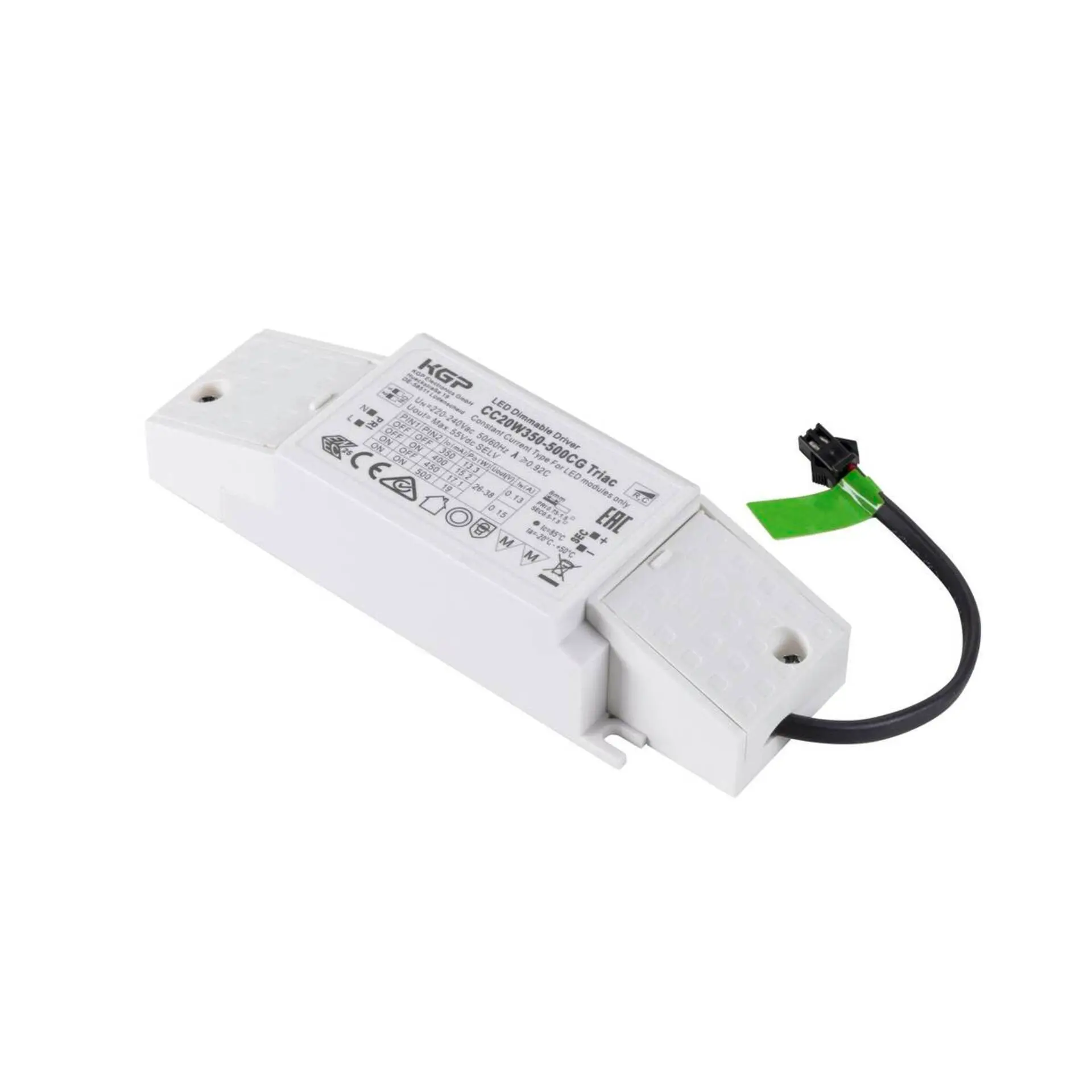 BIG WHITE SLV LED Driver 19 W, 500 mA, PHASE 1010701