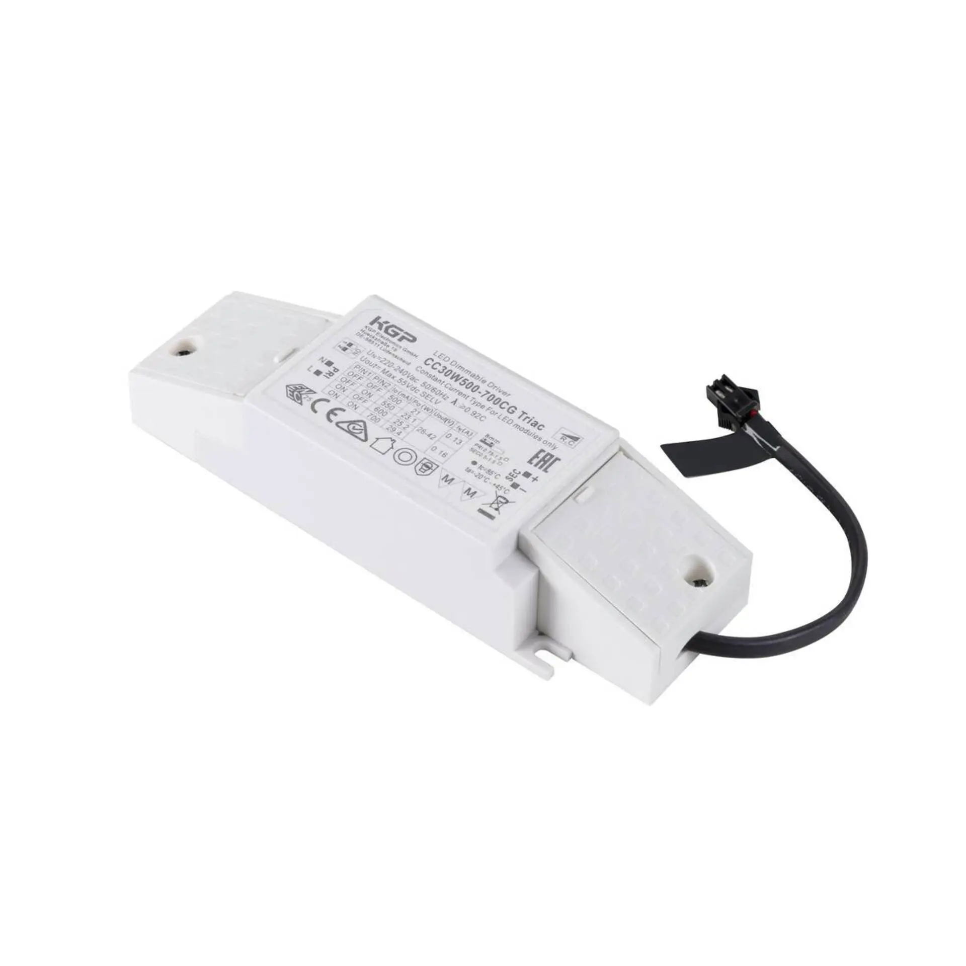 BIG WHITE SLV LED Driver 30 W, 700 mA, PHASE 1010702