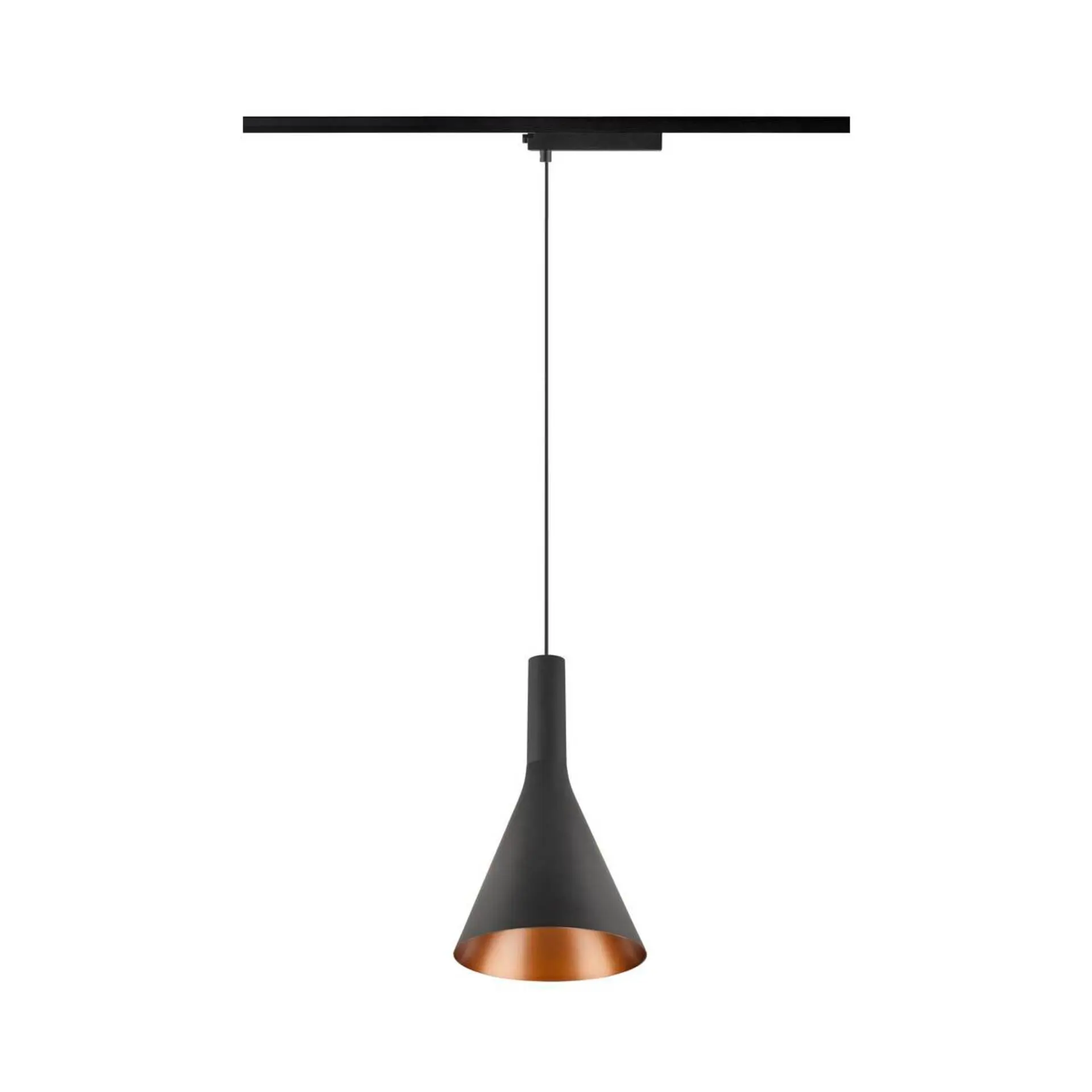 BIG WHITE SLV LALU SET 1~ Závěsné svítidlo, LED Base, CONE 15, PHASE, délka závěsu 200 cm, 2700/3000K, 40°, černá 1010797