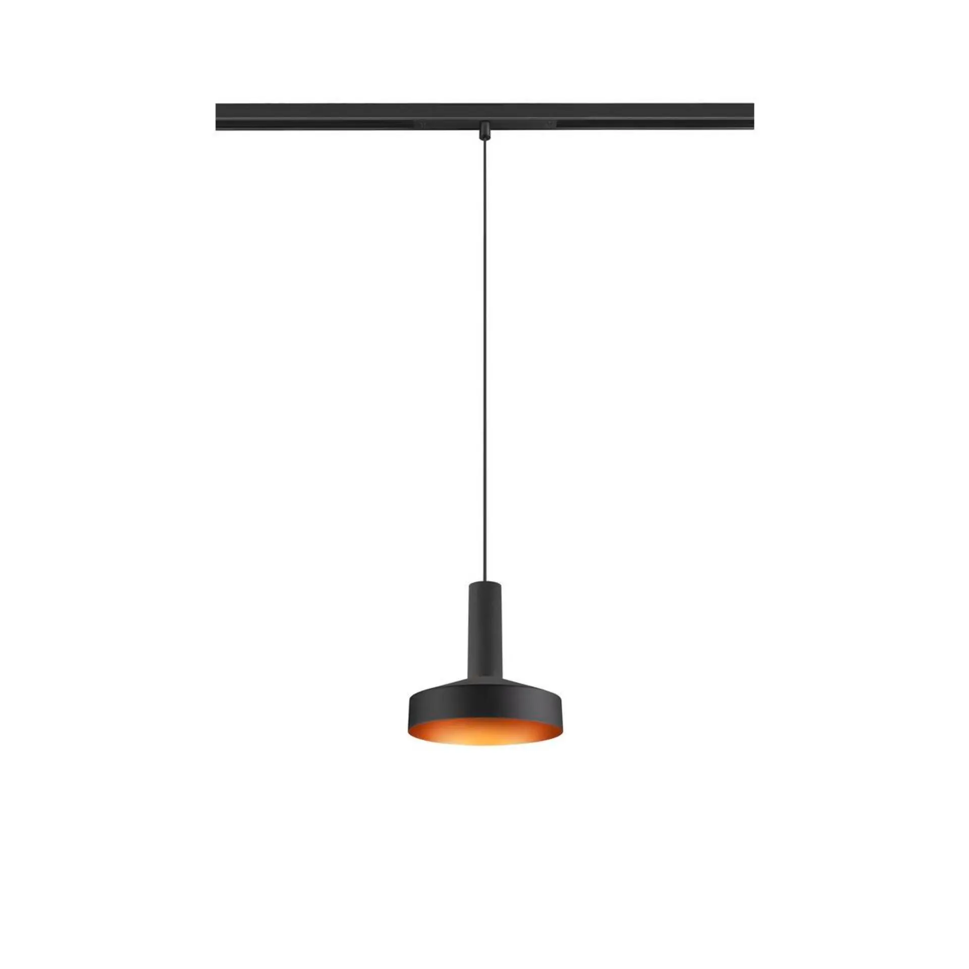 BIG WHITE SLV LALU SET 48V závěsné svítidlo, LED základna, PLATE 15, DALI, délka závěsu 200 cm, 2700/3000K, 40°, černá 1010804