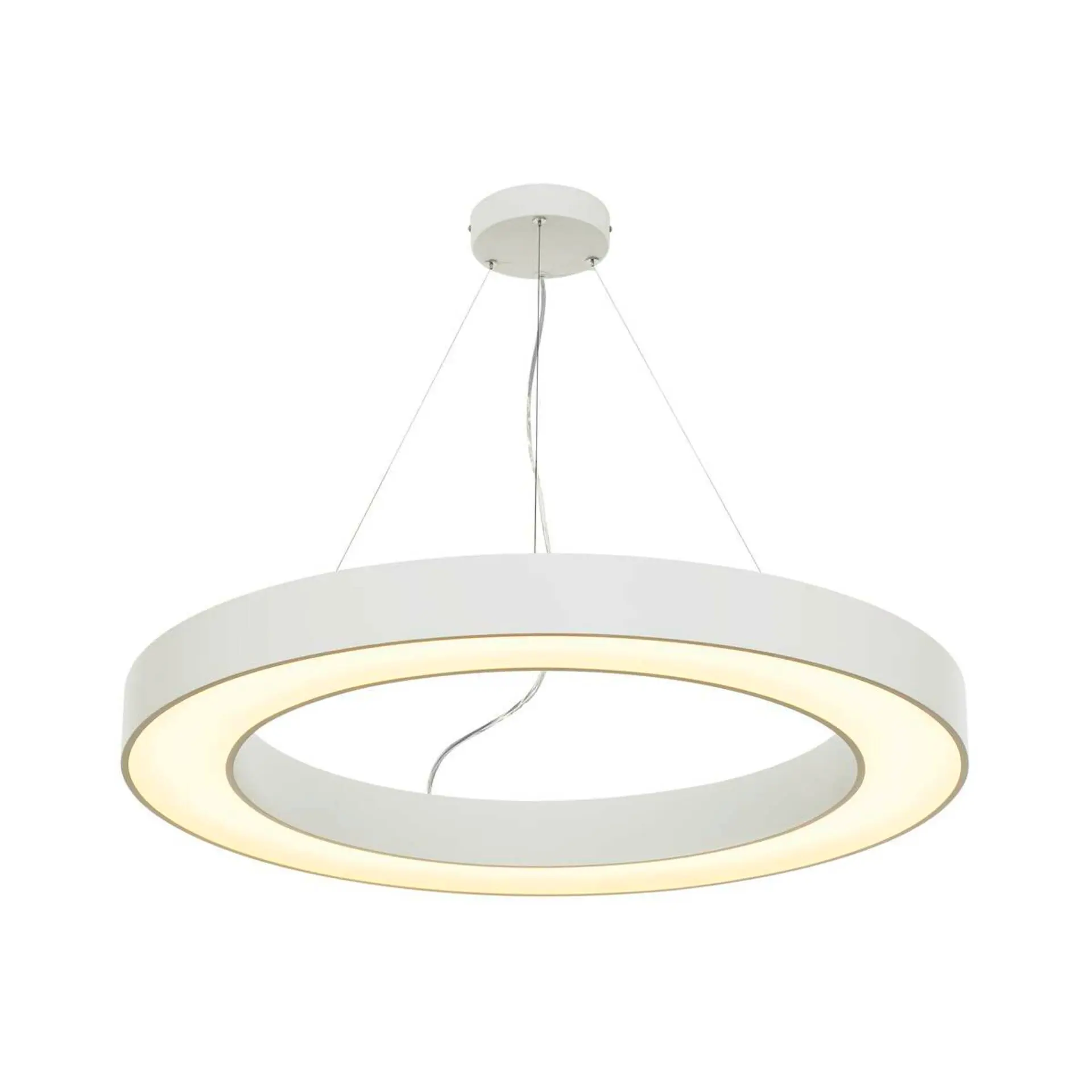BIG WHITE SLV MEDO RING 90, závěsné svítidlo, LED, bílé, pr. 90 cm 133851