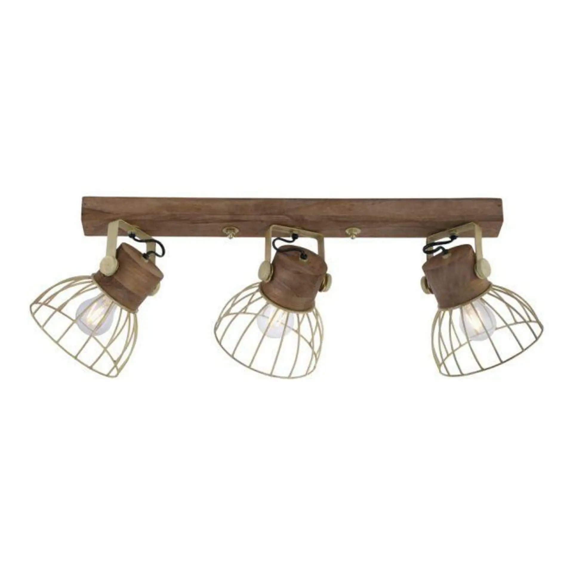 LD 11488-60 ALAMI Stropní svítidlo, matná mosaz, E27 vyměnitelné, industriální styl - LEUCHTEN DIREKT / JUST LIGHT
