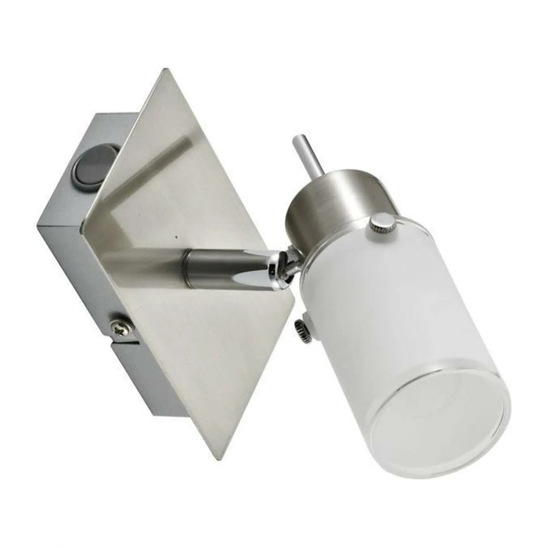 LD 11931-55 MAX LED LED nástěnné svítidlo, nastavitelné, ocel, sklo 3000K - LEUCHTEN DIREKT / JUST LIGHT