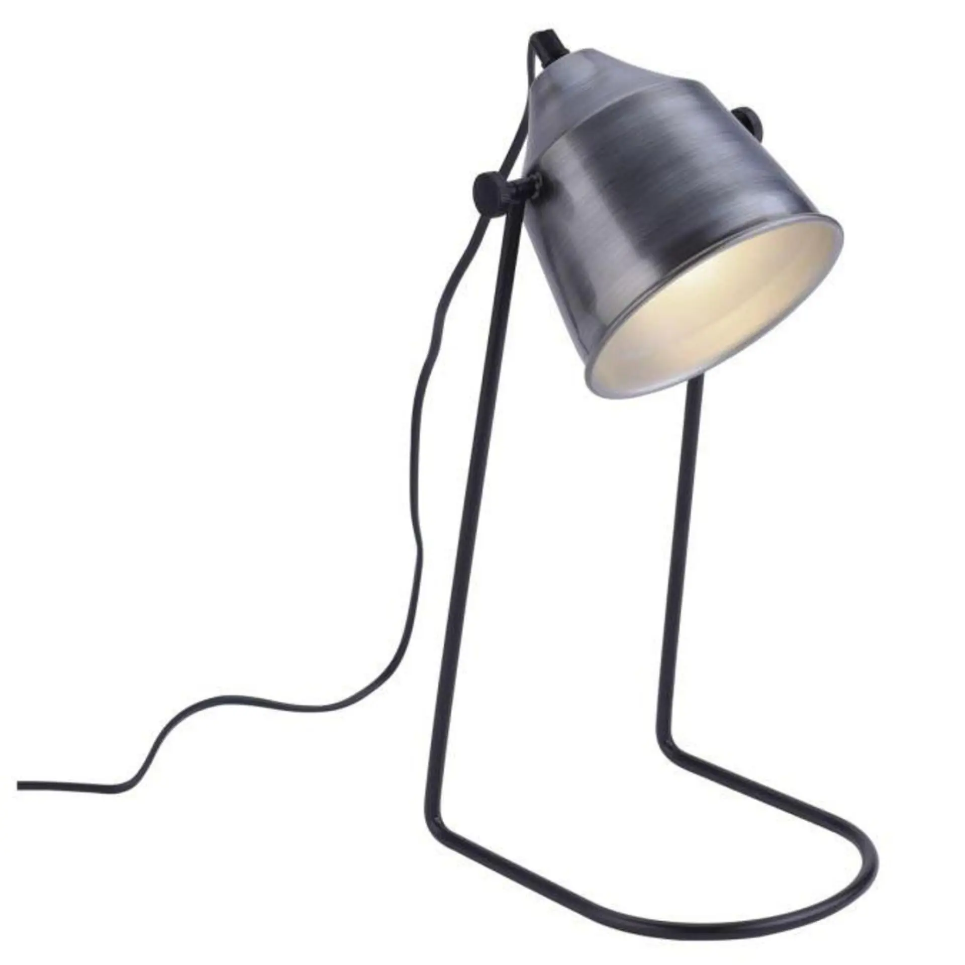 LEUCHTEN DIREKT is JUST LIGHT Stolní lampav oblíbeném vintage stylu v železném provedení LD 11984-77