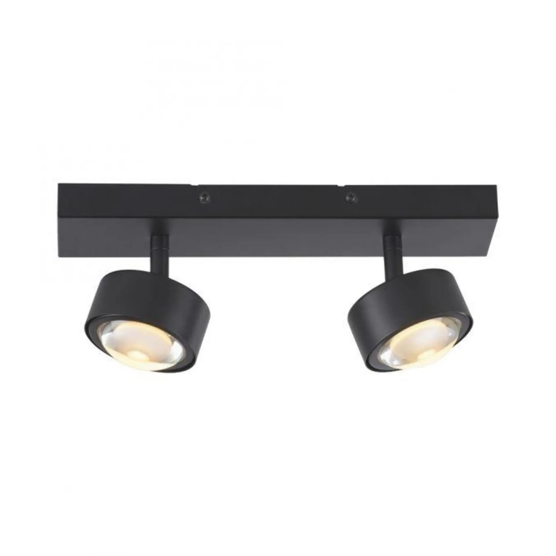 LD 12053-18 Kolekce Schöner Wohnen stropní svítidlo bodové svítidlo KULU, černá, 2-ramenné, nastavitelné a otočné, 3000K - JUST LIGHT