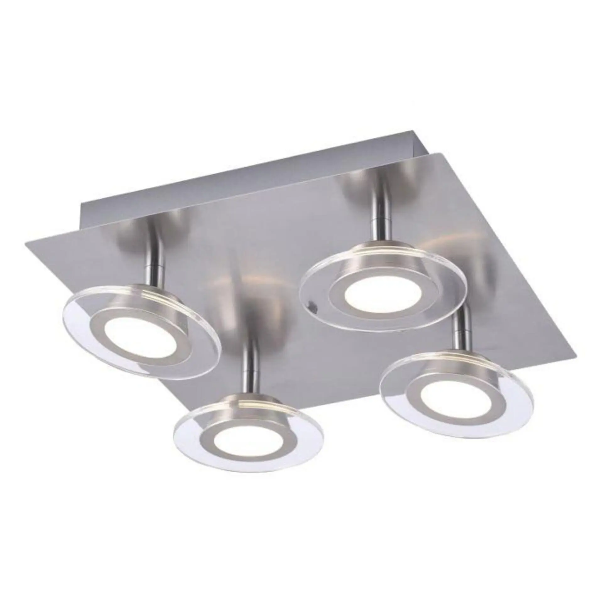 LEUCHTEN DIREKT is JUST LIGHT LED stropní bodové svítidlo, 4-ramenné, ocel, moderní RGB+3000-5000K LD 12082-55