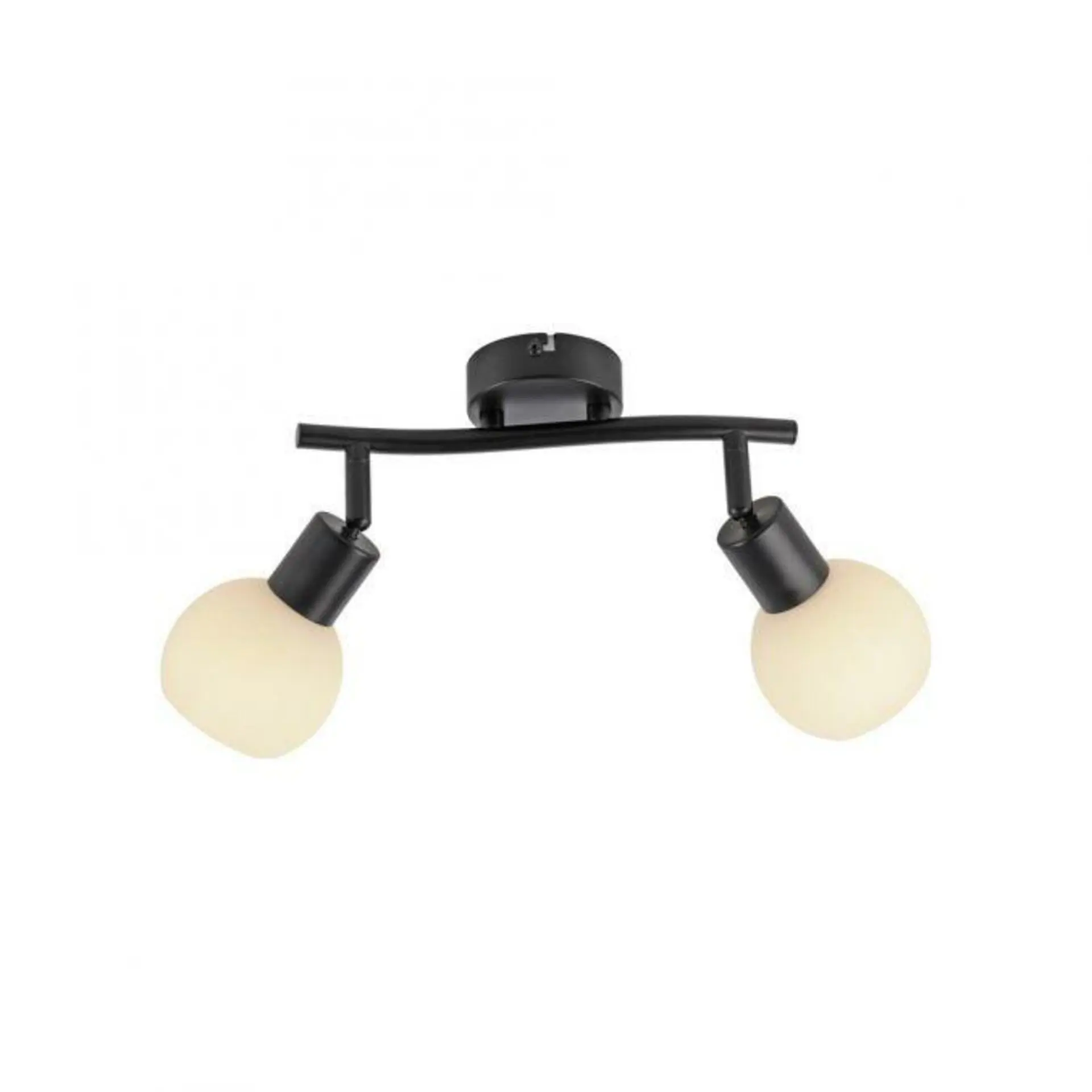 LD 12151-18 LOKI LED stropní svítidlo 2 ramenné černé otočné spoty nadčasový design 3000K - JUST LIGHT