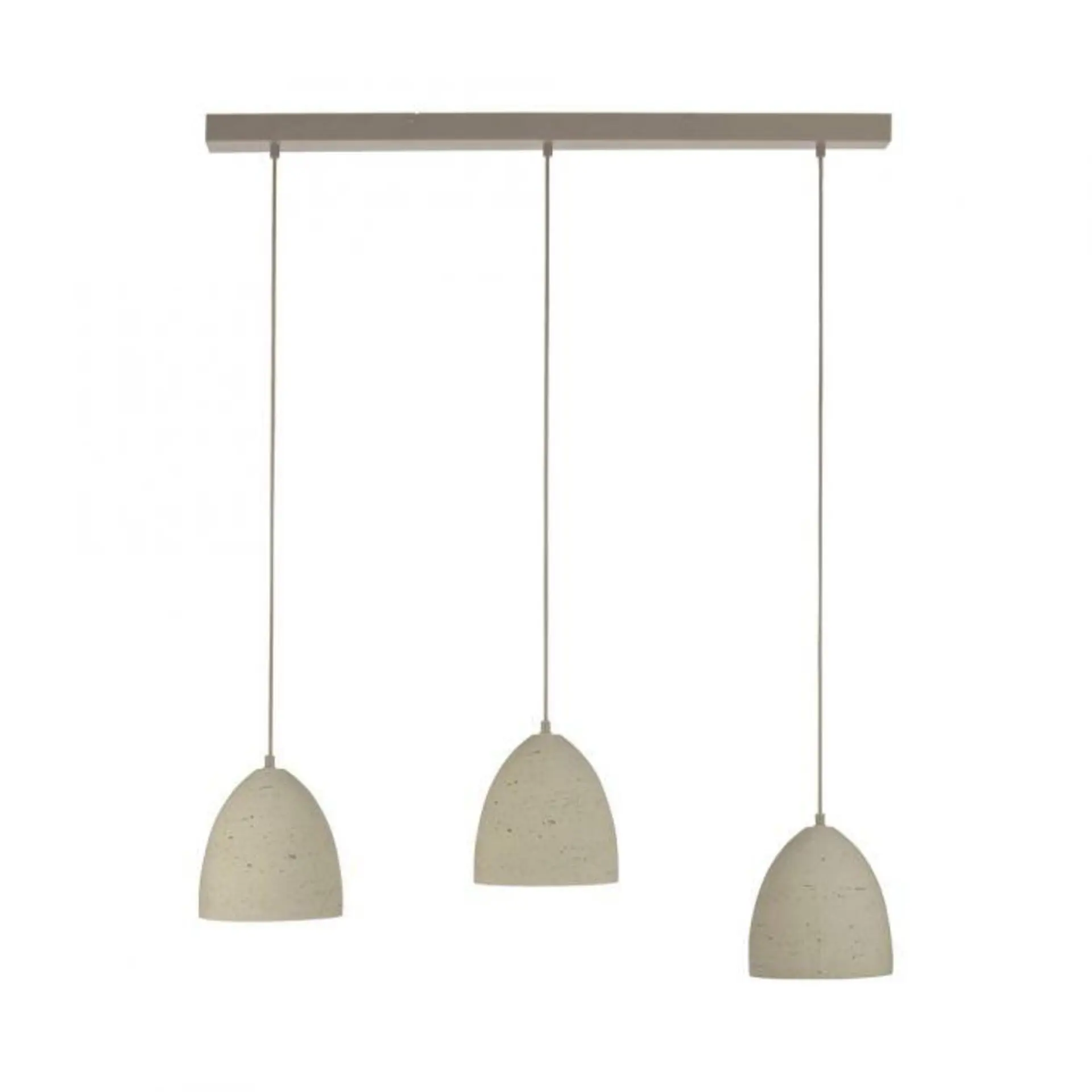 LD 12541-42 Kolekce Schöner Wohnen závěsné svítidlo TRAVENTA, písková barva, 3-ramenné - JUST LIGHT