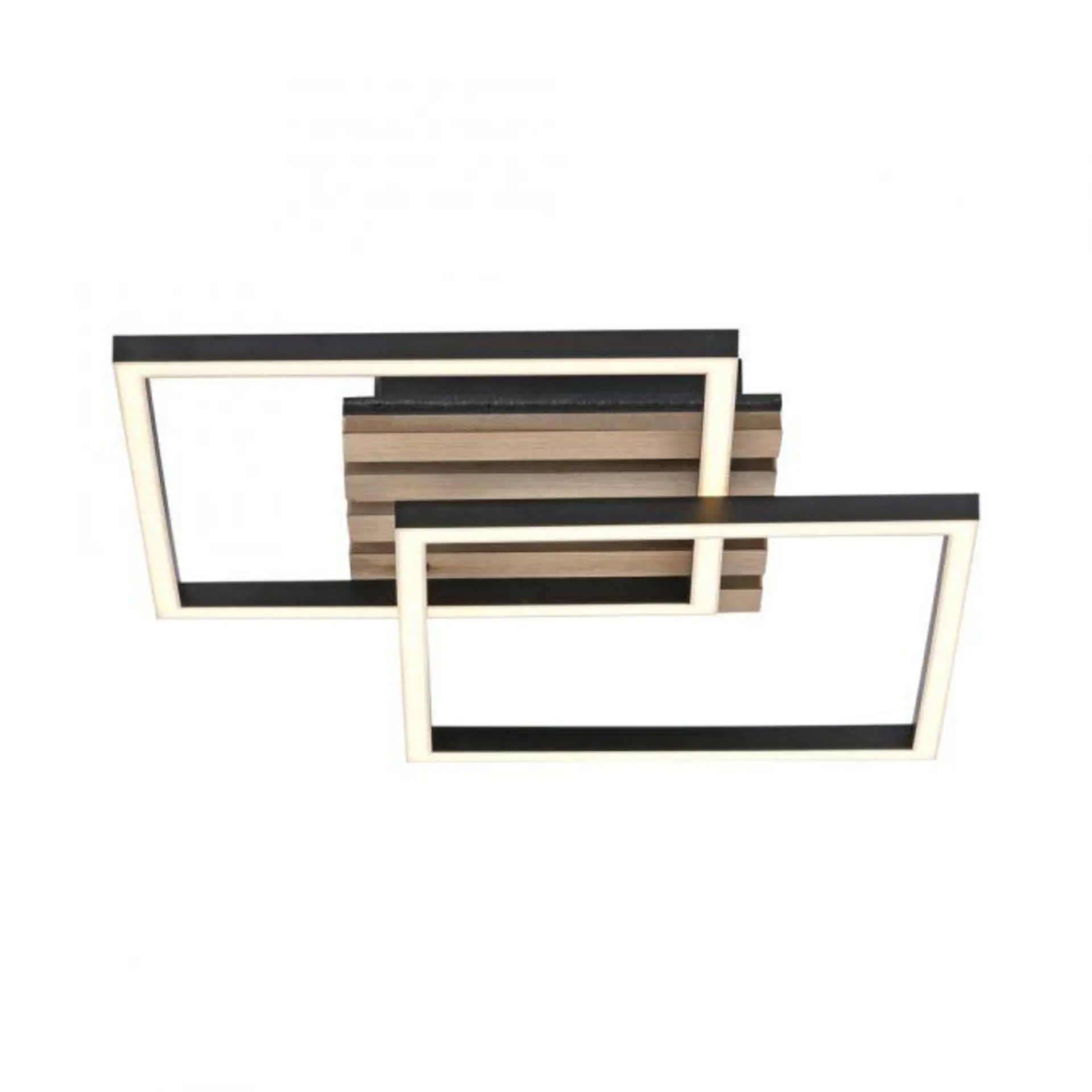LD 14053-79 Stropní svítidlo AKUSTIKA, dřevo, přírodní, černá, moderní otočné, 3000K - JUST LIGHT